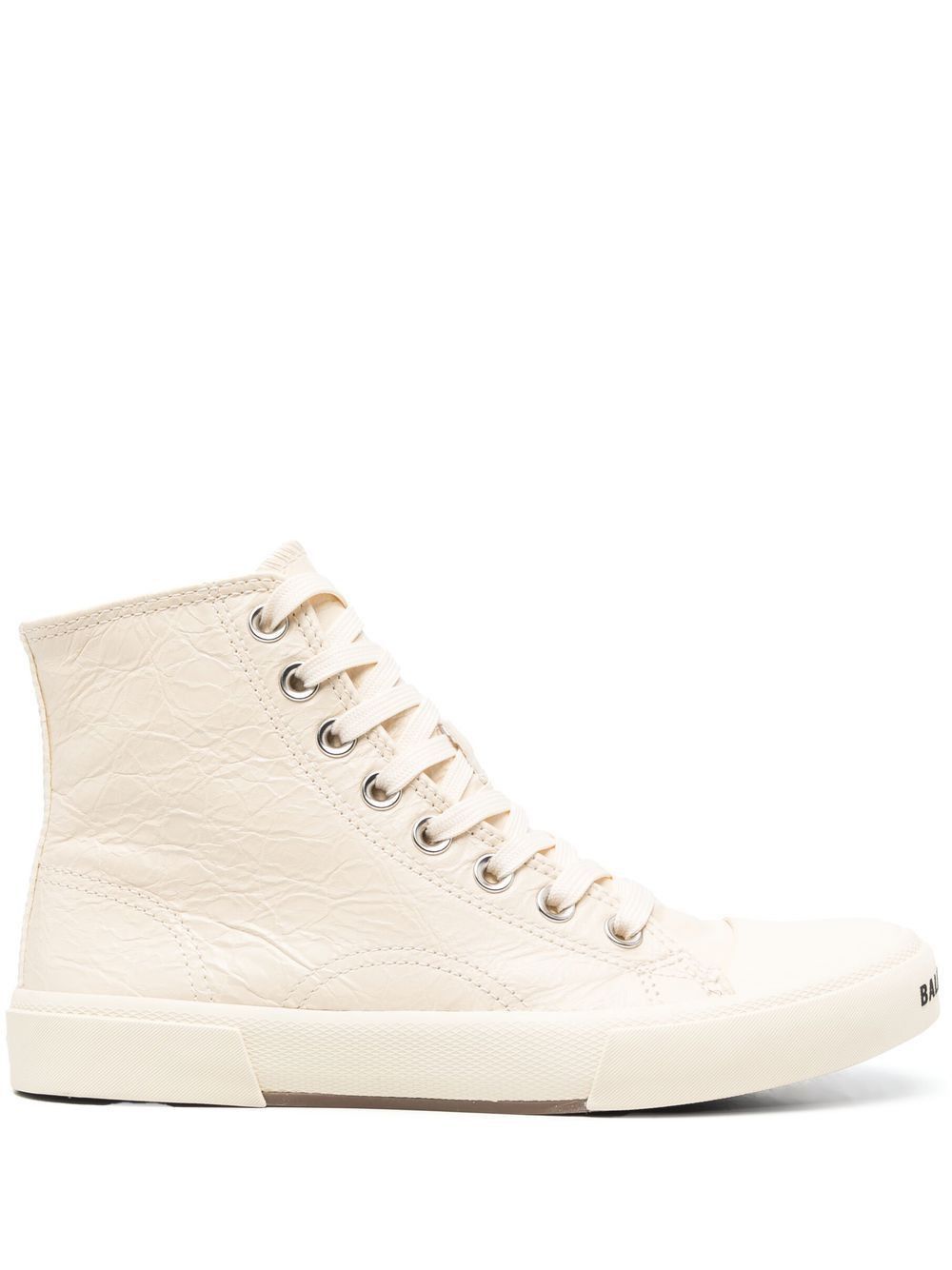 Paris High Top Leather in White