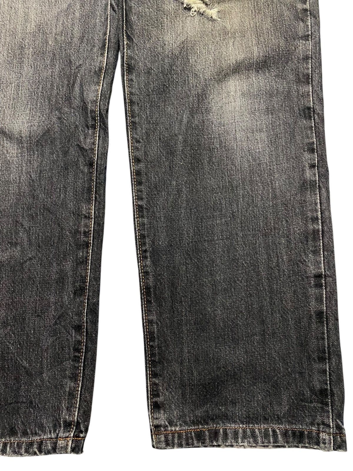 Edwin Vintage Edwin Japan Denim Tears Distressed Loose Slim Jeans Size US 32 / EU 48 - 7 Thumbnail