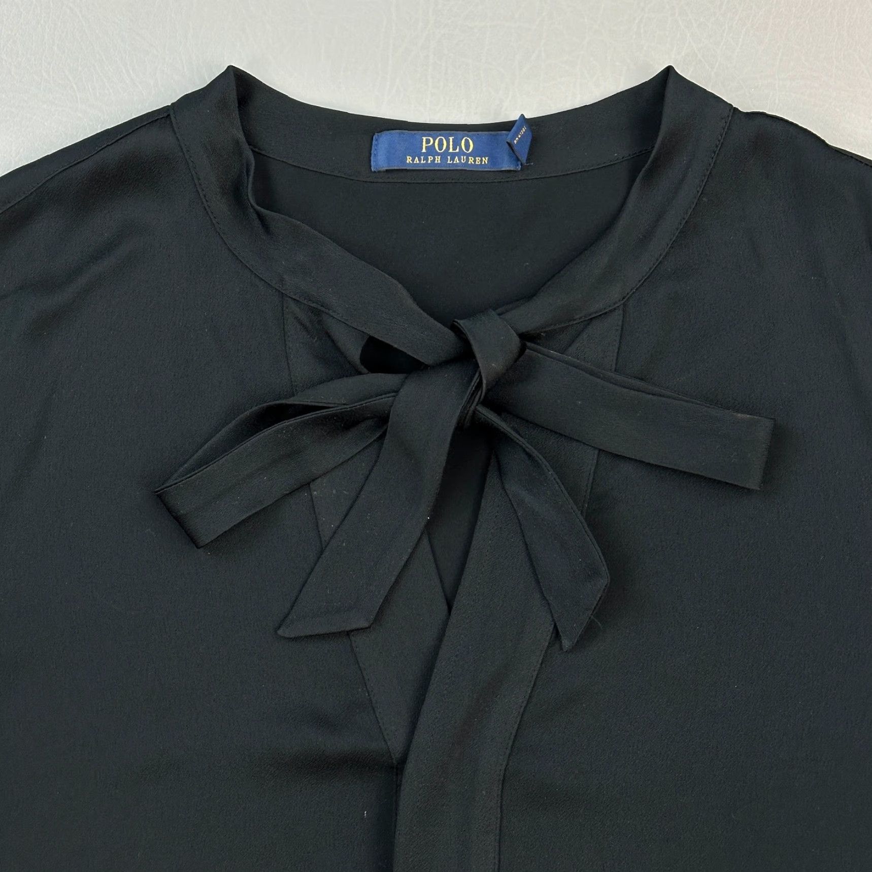 Polo Ralph Lauren Polo Ralph Lauren Dress Women’s 12 Black Tie Neck Long Sleeve Shift Classic Size XL / US 12-14 / IT 48-50 - 2 Thumbnail