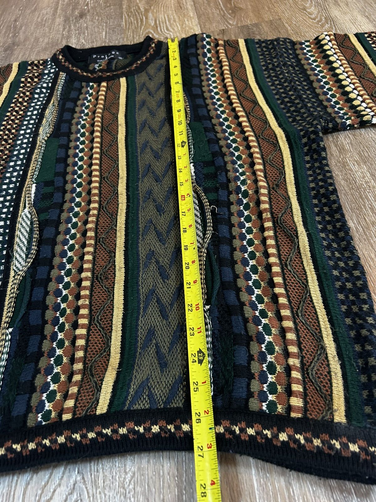 Vintage Super sick vintage 3D knit sweater Size US XL / EU 56 / 4 - 6 Thumbnail