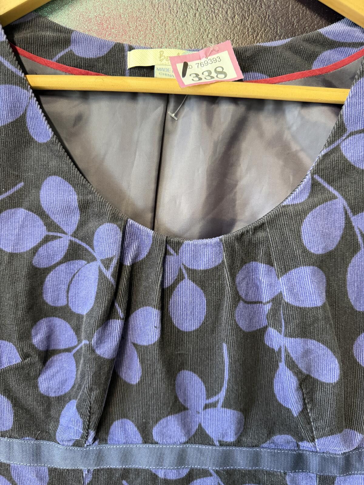 Other Boden purple and black floral dress in size uk 10R Size M / US 6-8 / IT 42-44 - 3 Thumbnail