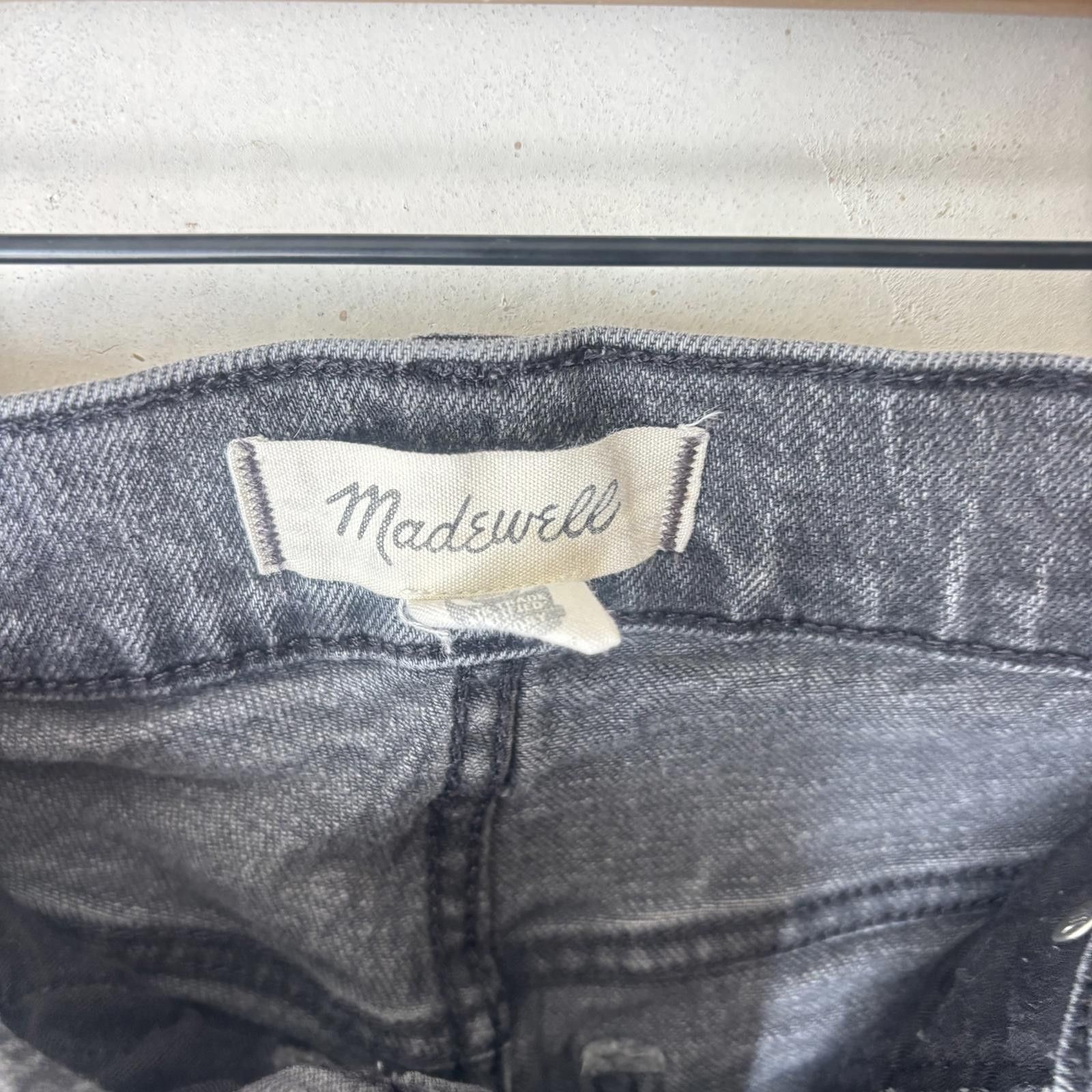Madewell Madewell Women's Black Denim Jeans - Classic Fit Size 24" / US 00 / IT 34 - 9 Thumbnail