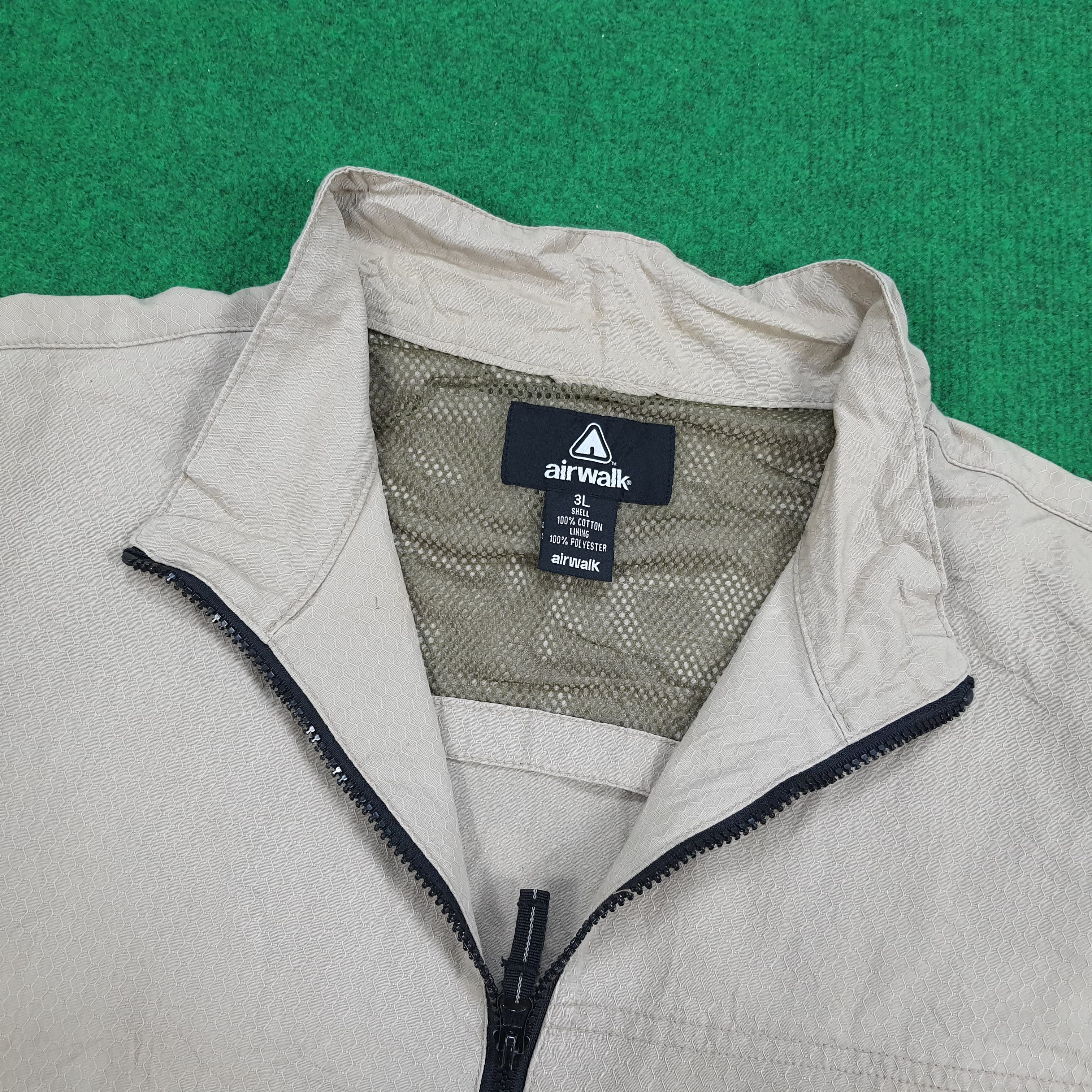 Airwalk × Vintage Vintage Airwalk Skate Wear Custom Logo Zipper Shirt Jacket Size US XL / EU 56 / 4 - 5 Thumbnail