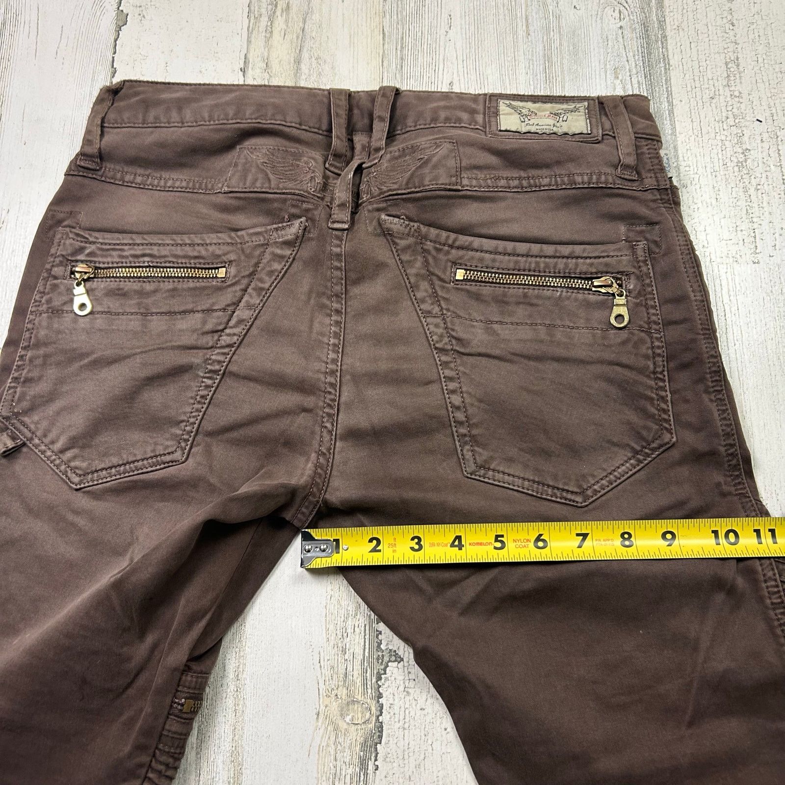 Robins Jeans ROBIN'S JEAN Men's Brown Straight Leg 'The Show' Cargo Pants Size US 29 - 13 Thumbnail