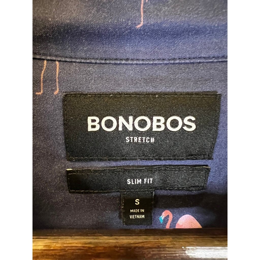 Bonobos Bonobos Flamingo navy party shirt Size US S / EU 44-46 / 1 - 3 Thumbnail