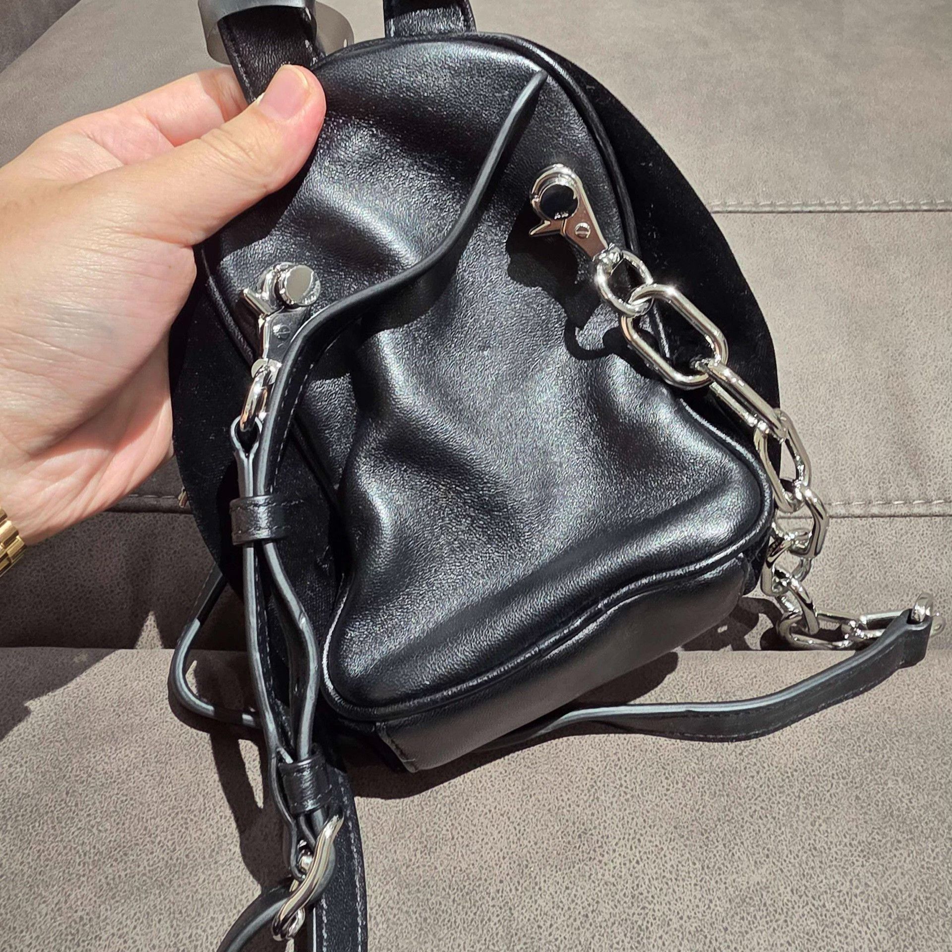 Alexander Wang Alexander Wang Attica Sheepskin Crossbody Bag/Sling Bag| Size ONE SIZE - 2 Thumbnail