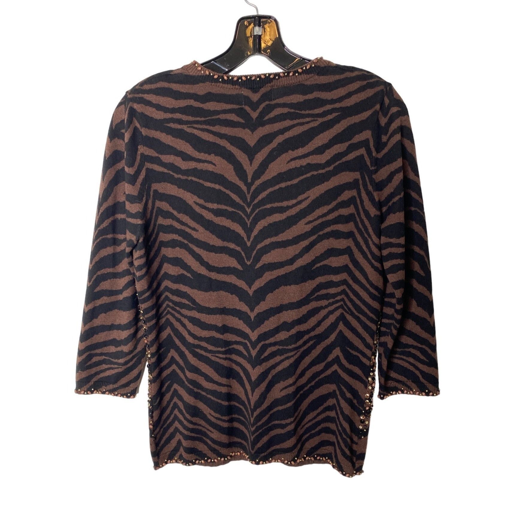 Vintage VINTAGE 90'S/Y2K JUST B WOMEN'S BEADED SEQUIN ANIMAL PRINT C Size S / US 4 / IT 40 - 2 Thumbnail