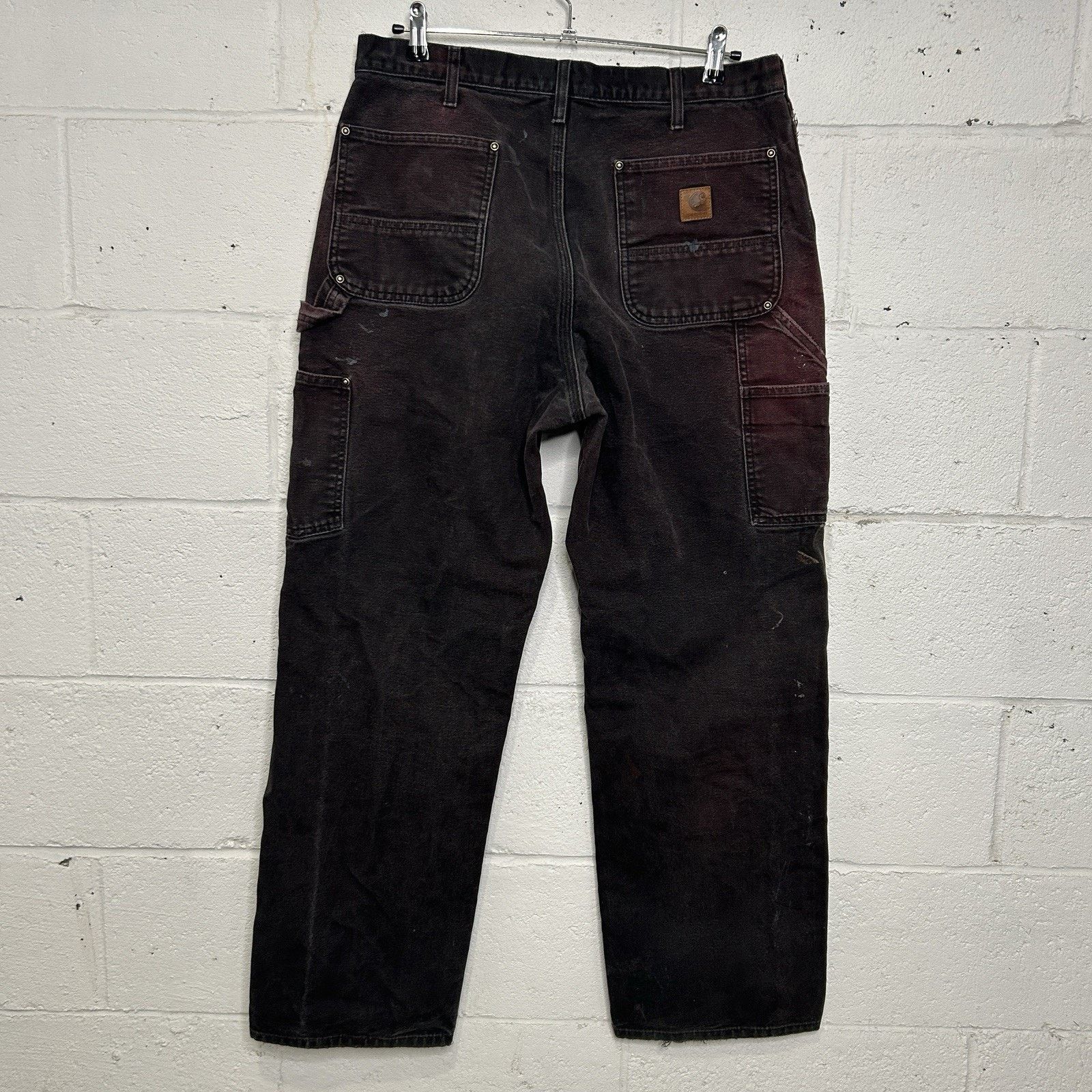 Carhartt Vintage Carhartt DoubleKnee Carpenter Pants “Black” B01 BLK Size US 35 - 2 Thumbnail