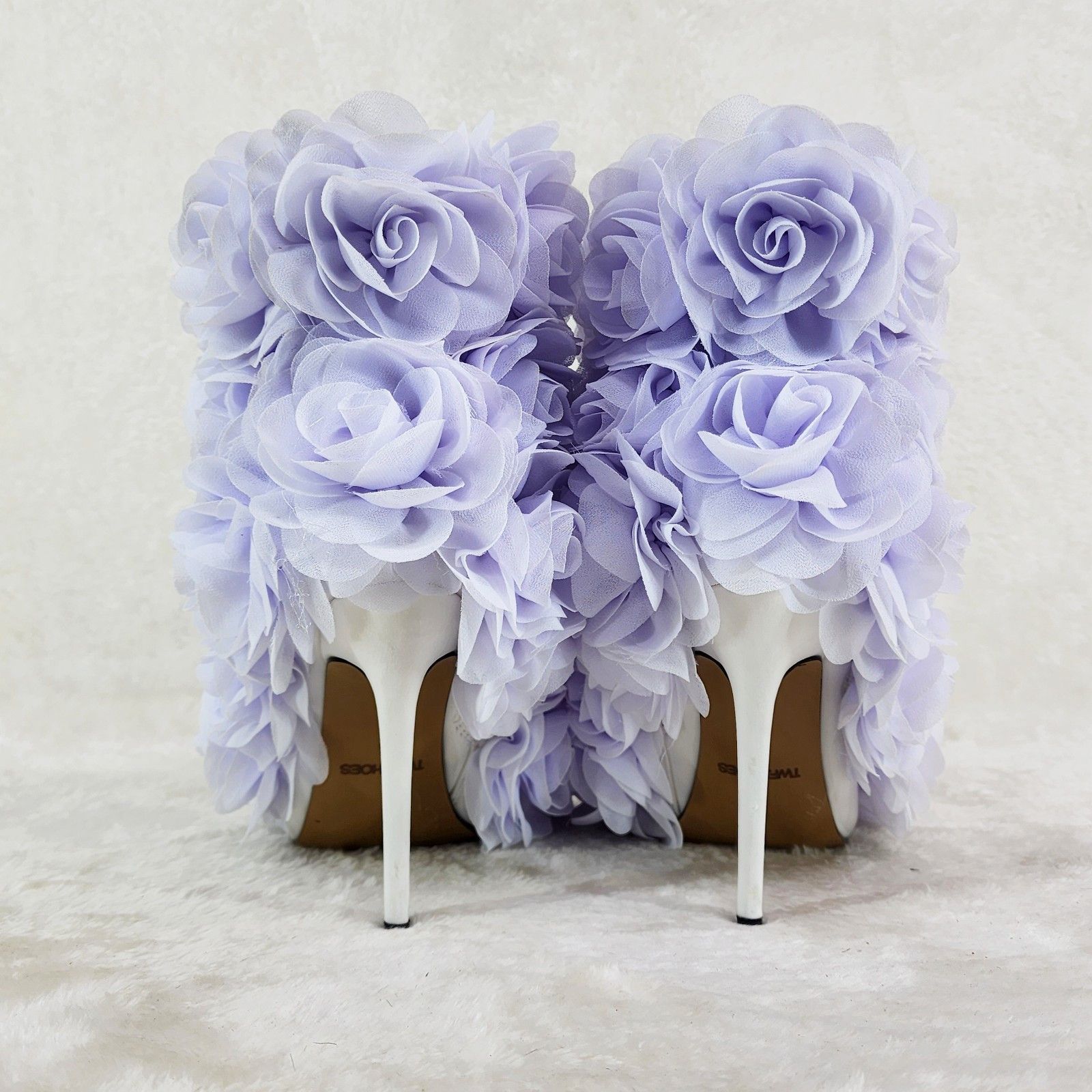 Other Beauty 3D Flowers Floral High Heel Elegant Xoanna Ankle Boo Size US 10 / IT 40 - 4 Thumbnail