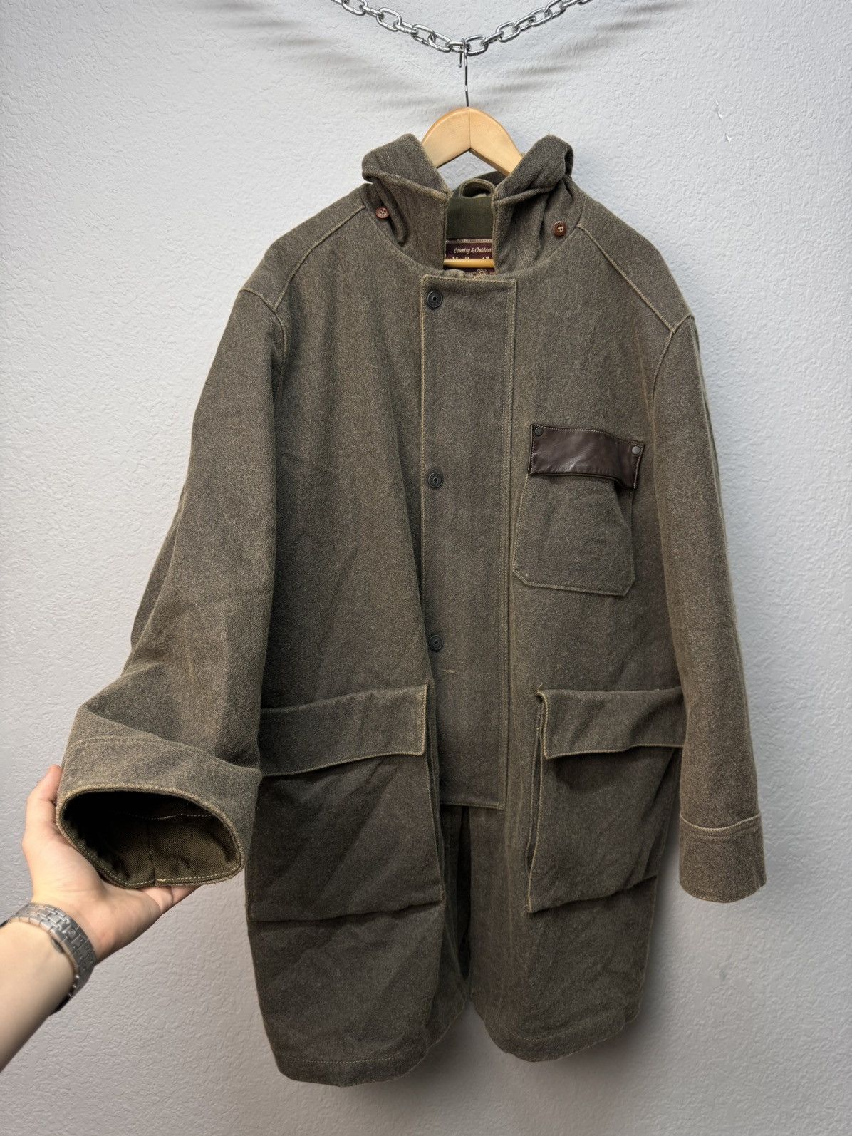 Marlboro Vintage Marlboro Classics Brown Jacket Made Italy Coat Size US XL / EU 56 / 4 - 9 Thumbnail