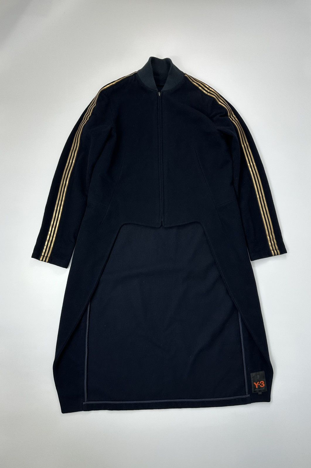 Adidas × Y-3 Rare Adidas X Y-3 Wool Heavy Coat Navy Blue Zip Size US S / EU 44-46 / 1 - 1 Thumbnail
