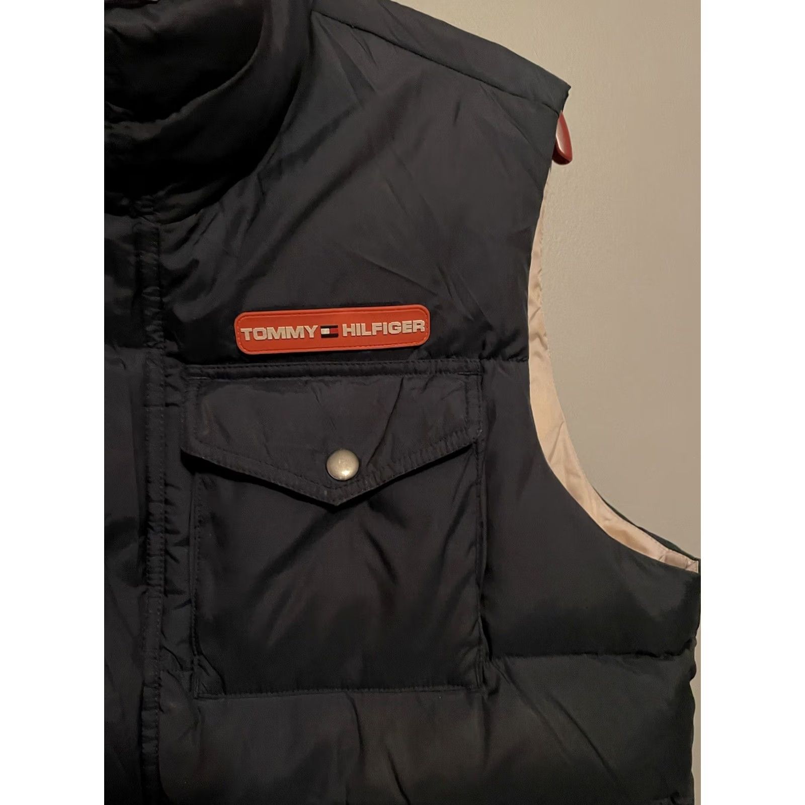 Tommy Hilfiger VINTAGE Tommy Hilfiger Jacket Mens M Blue Puffer Vest Size Down Insulated E257 Size US M / EU 48-50 / 2 - 2 Thumbnail