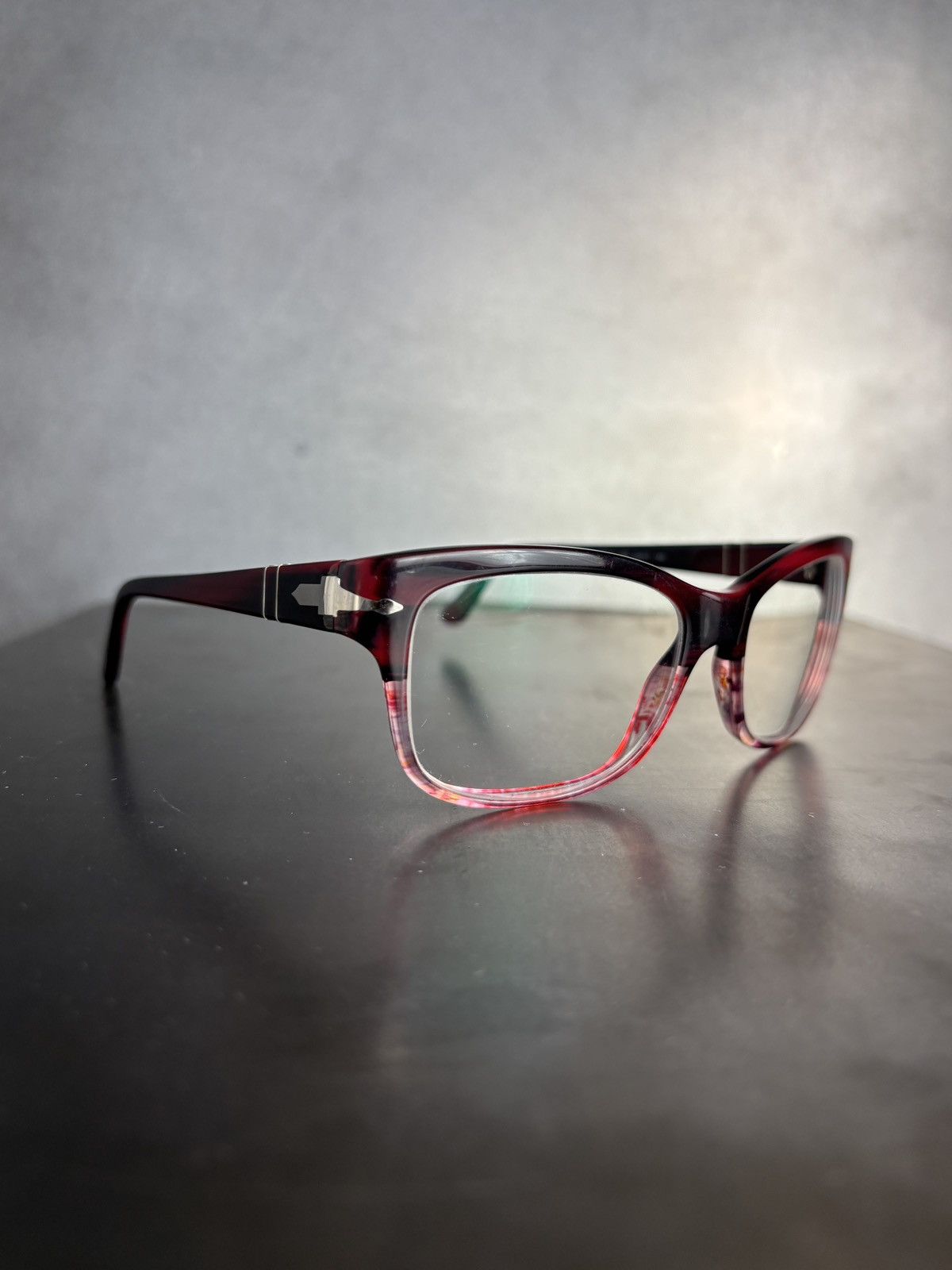 Persol Persol Eyeglasses 3011-V Handmade in Italy Red Frames Retro Size ONE SIZE - 1 Thumbnail