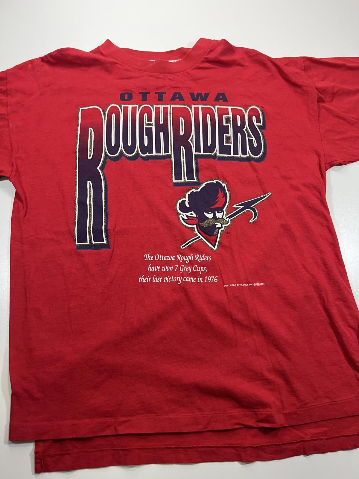 Other Vintage Ottawa Rough Riders Red Graphic T-Shirt Large Size US L / EU 52-54 / 3 - 1 Thumbnail