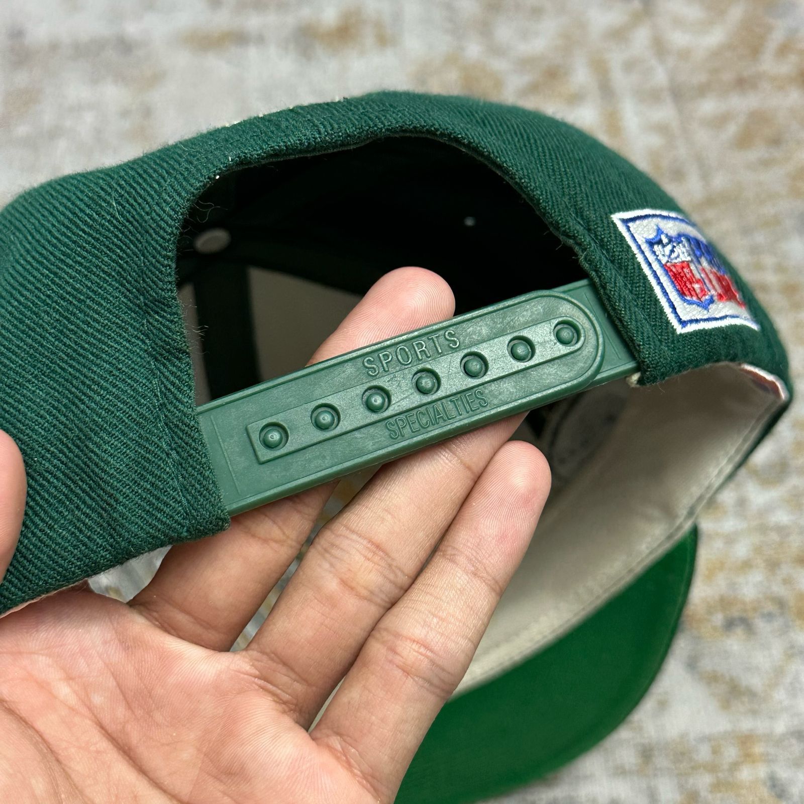 NFL × Sports Specialties × Vintage Vintage Hat Green Bay Packers Grid Sports Specialties Size ONE SIZE - 6 Thumbnail