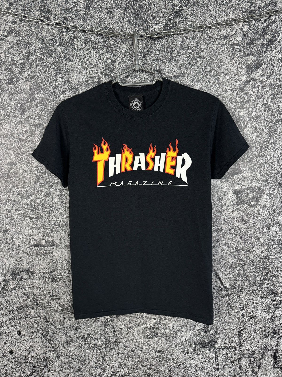 Thrasher THRASHER Skateboard Magazine T-Shirt Big Flame Logo Size S Size US S / EU 44-46 / 1 - 1 Thumbnail
