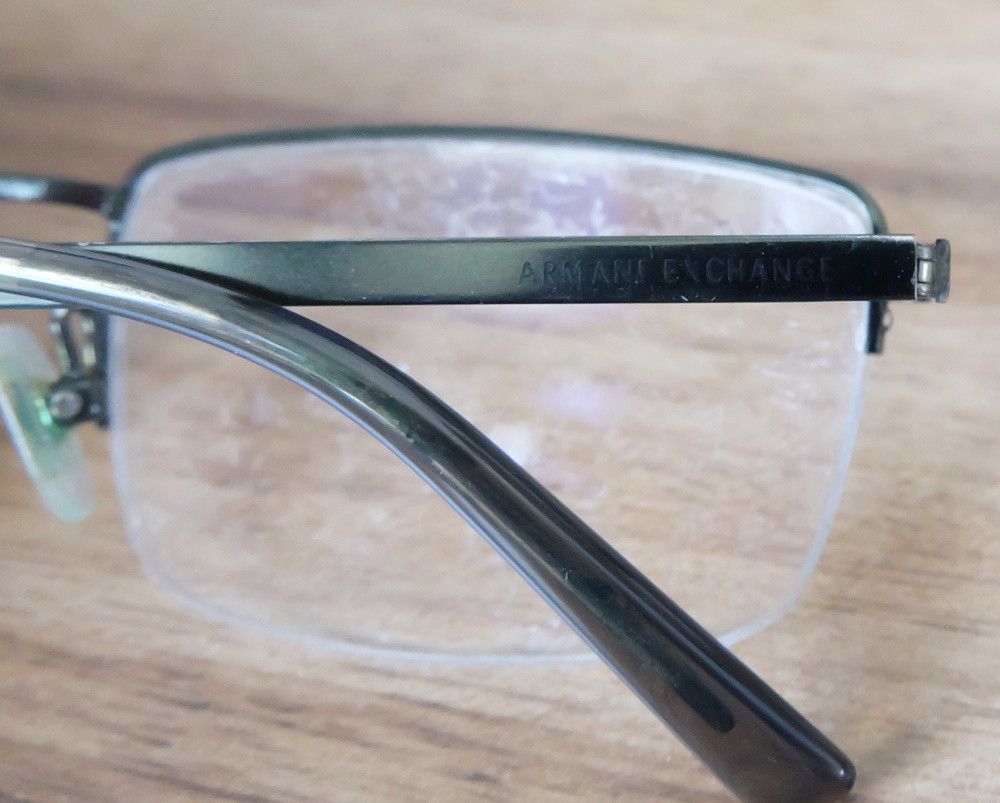 Armani Exchange Armani Exchange AX1027 Half Rim Eyeglasses Size ONE SIZE - 8 Thumbnail