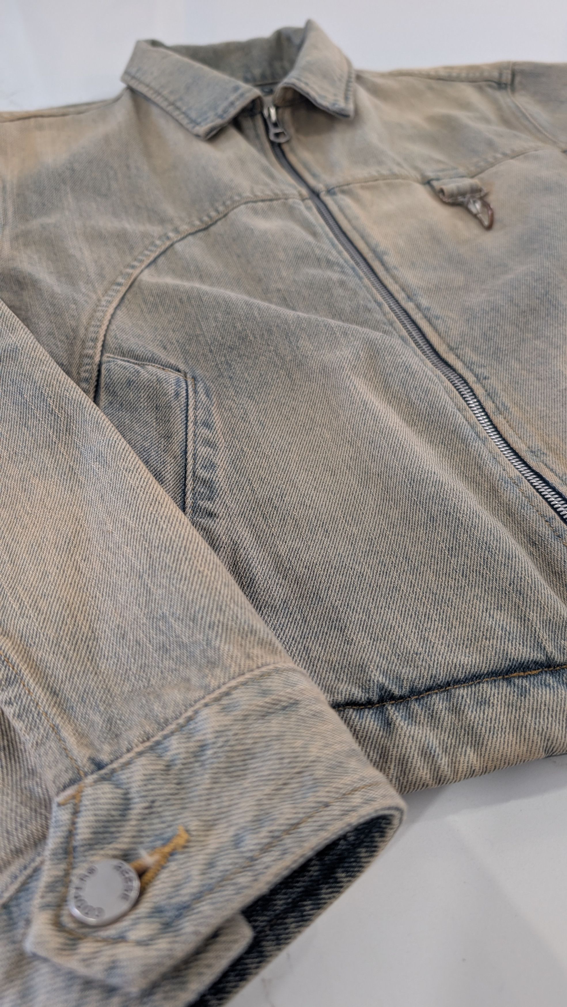 Reese Cooper Reese Cooper Spring 2024 Curved Washed Denim Work Jacket Size US M / EU 48-50 / 2 - 5 Thumbnail
