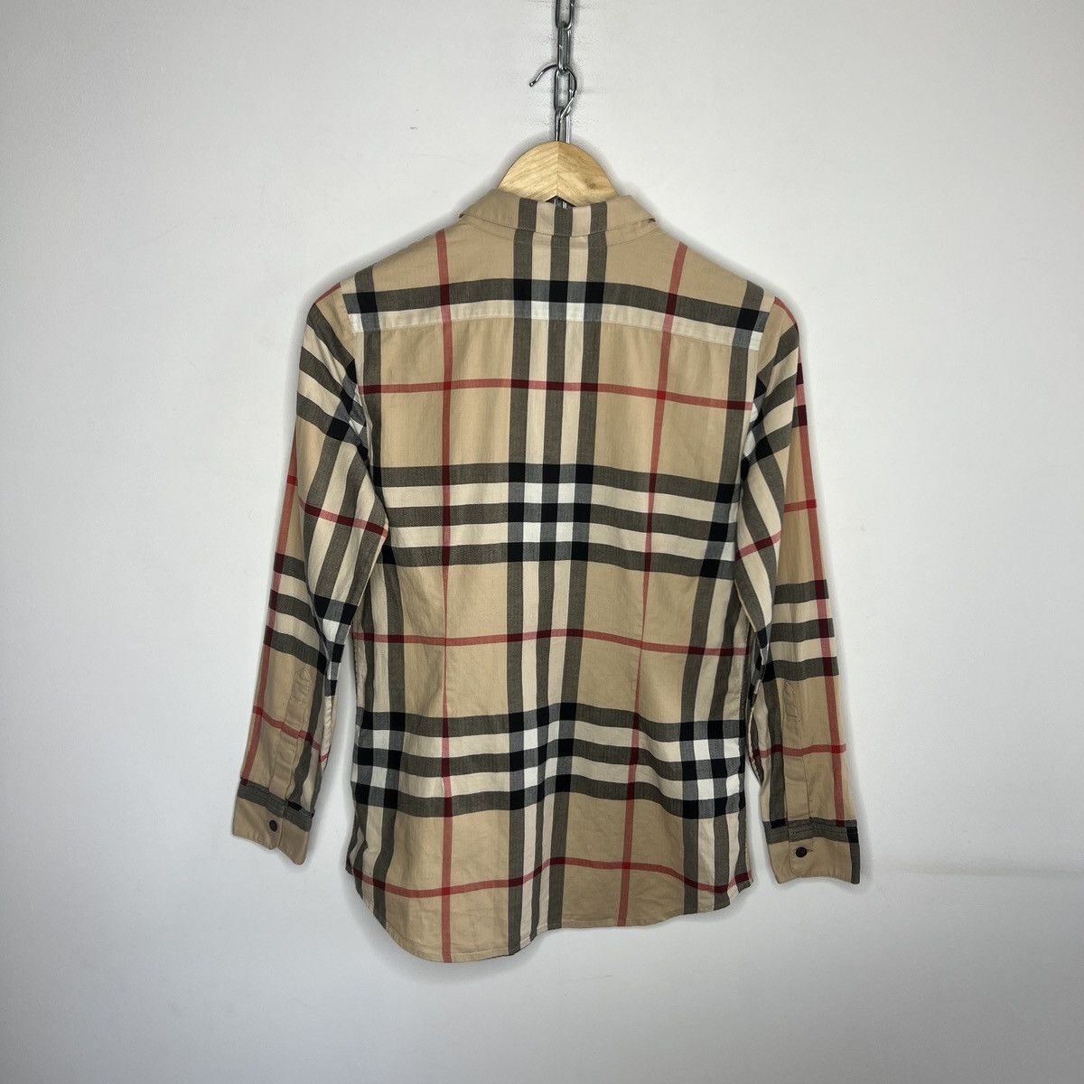 Burberry Burberry Nova Check Shirt Button Up Beige Size US XS / EU 42 / 0 - 8 Thumbnail
