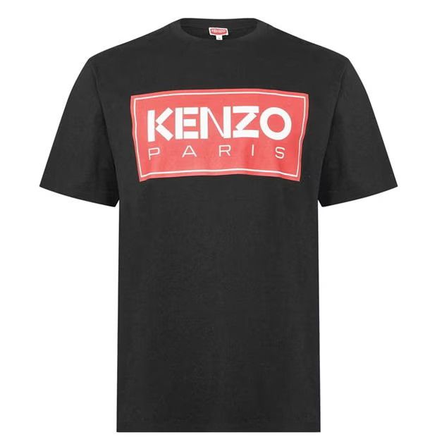 image of Kenzo O1G2R1Mq0424 Paris T-Shirts In Black, Men's (Size XS)