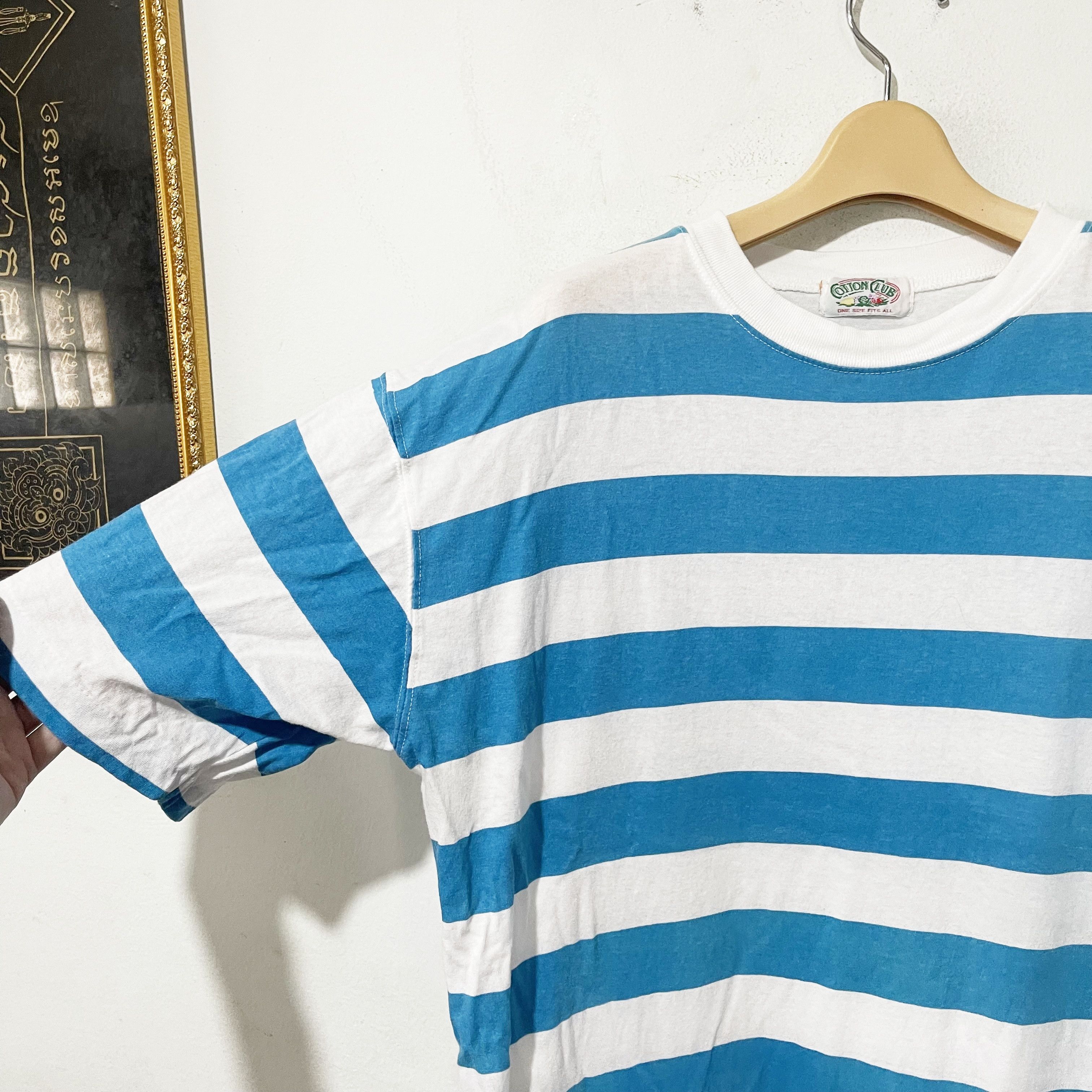 Vintage Vintage 90s Striped Shirt Size US XL / EU 56 / 4 - 2 Thumbnail