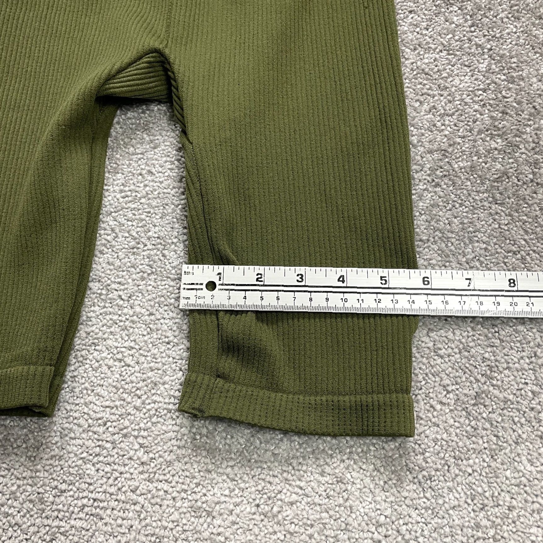 Vintage Cotton Candy Compression Cycling Shorts Women Juniors S/M Green Knit Active 22x10 90s Designer Athleisure Mens Womens? Size 28" / US 6 / IT 42 - 4 Thumbnail