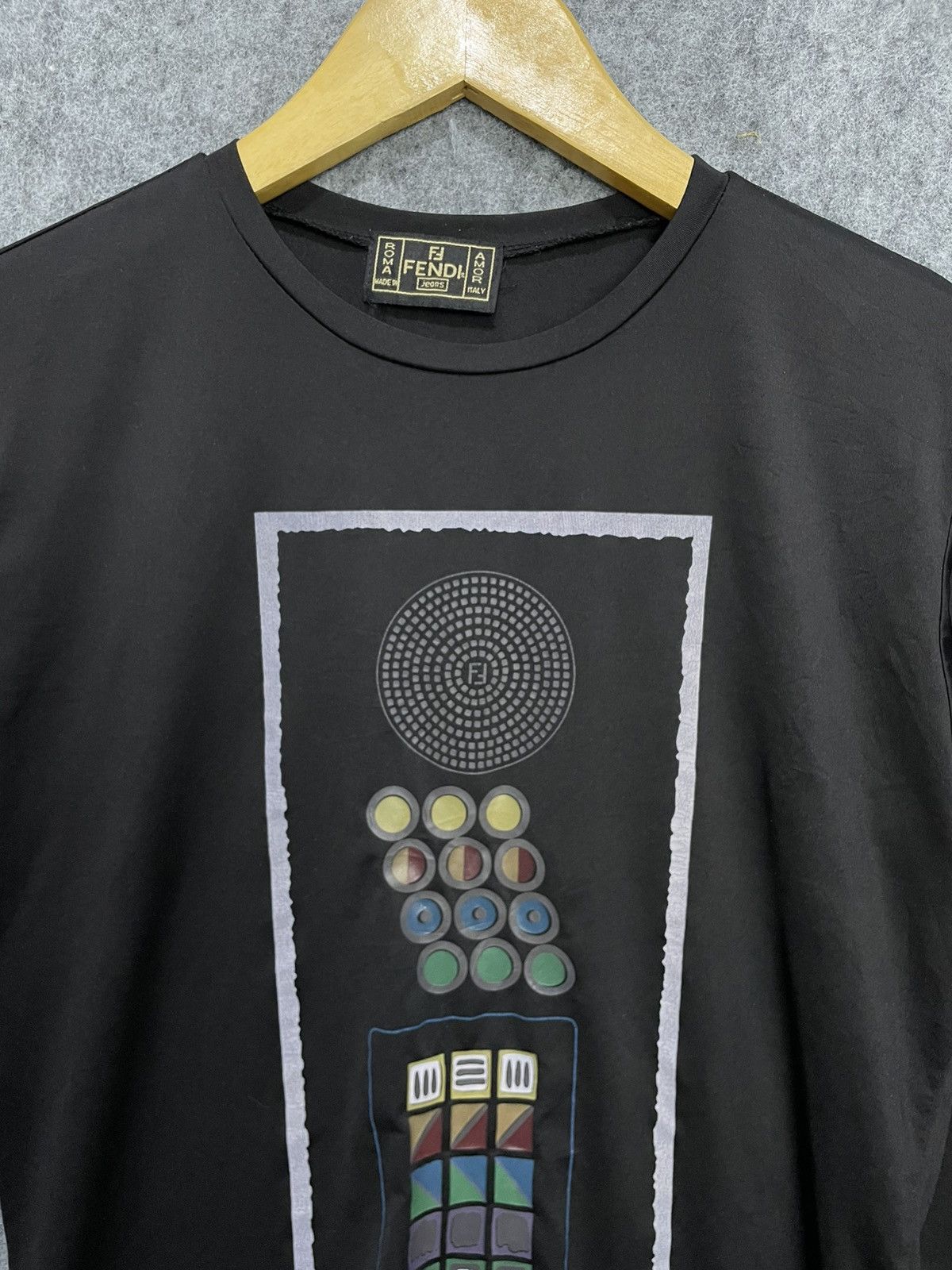 Fendi Fendi Long Sleeve T-Shirt Polyester Size S / US 4 / IT 40 - 2 Thumbnail