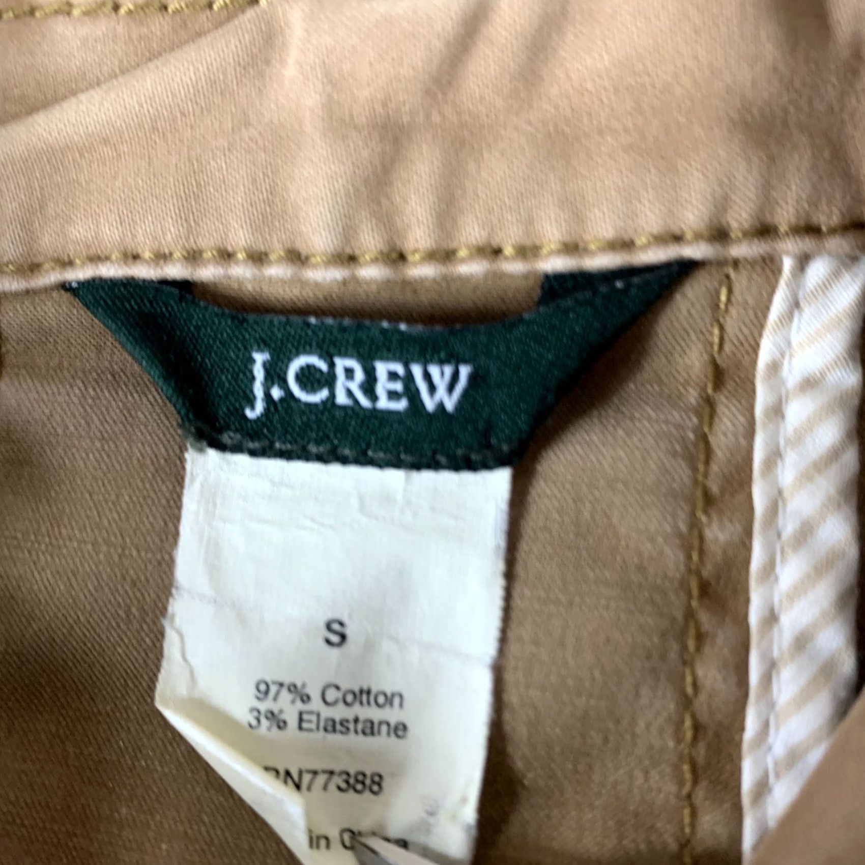J.Crew J.CREW Jacket Womens Small Brown BEIGE Field Cotton Coat Button Up Cargo Pockets Shirt Military Army Casual Womens Size S / US 4 / IT 40 - 2 Thumbnail