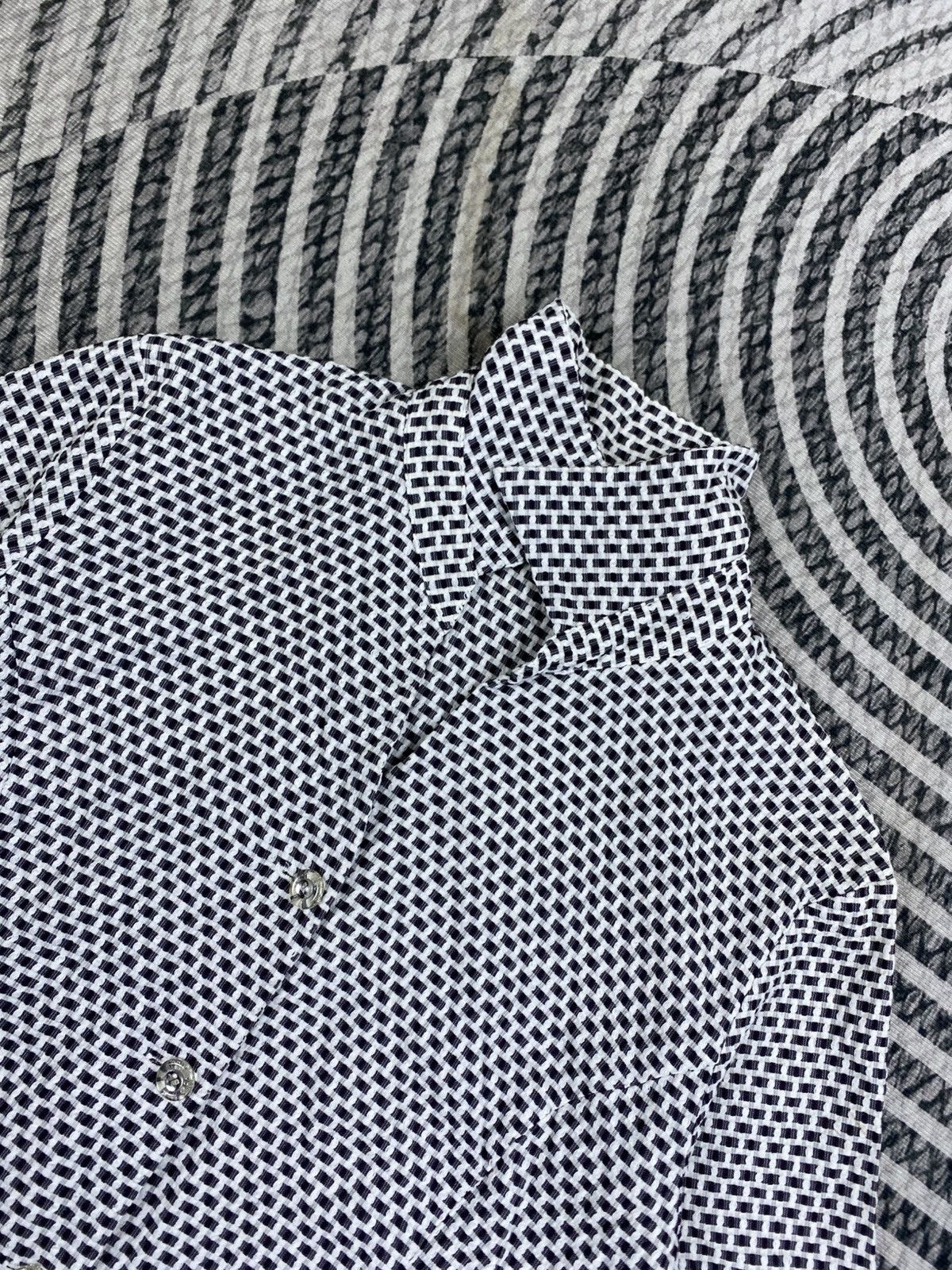Courreges Vintage Courreges Double Collar Button Up Blouse Size S / US 4 / IT 40 - 6 Thumbnail