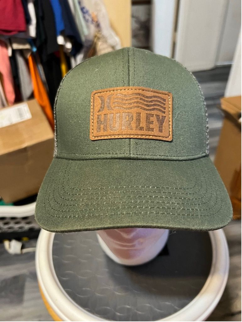 Hurley Men's Hurley Green Grey Trucker Hat One Size Size ONE SIZE - 1 Thumbnail