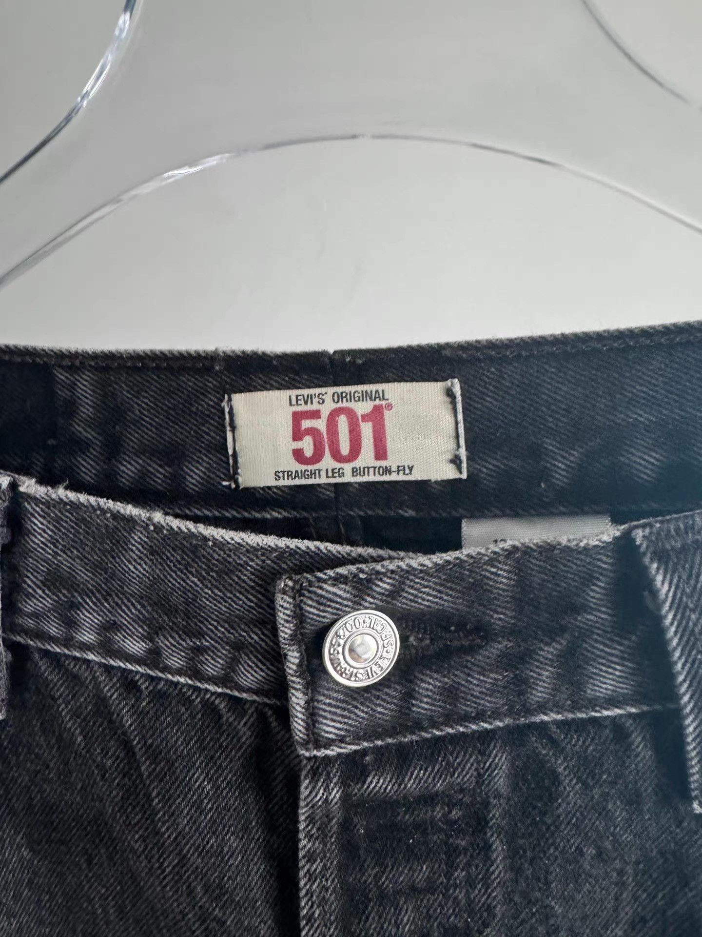 Levi's Vintage Levi's 501 Black Heihai 501 Cross Base Jeans Q15 Size US 34 / EU 50 - 2 Thumbnail
