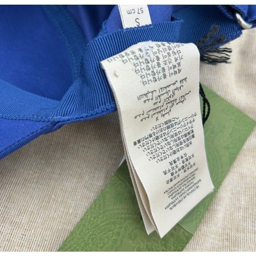 Gucci Gucci GG blue/yellow baseball hat size small adjustable Size ONE SIZE - 6 Thumbnail