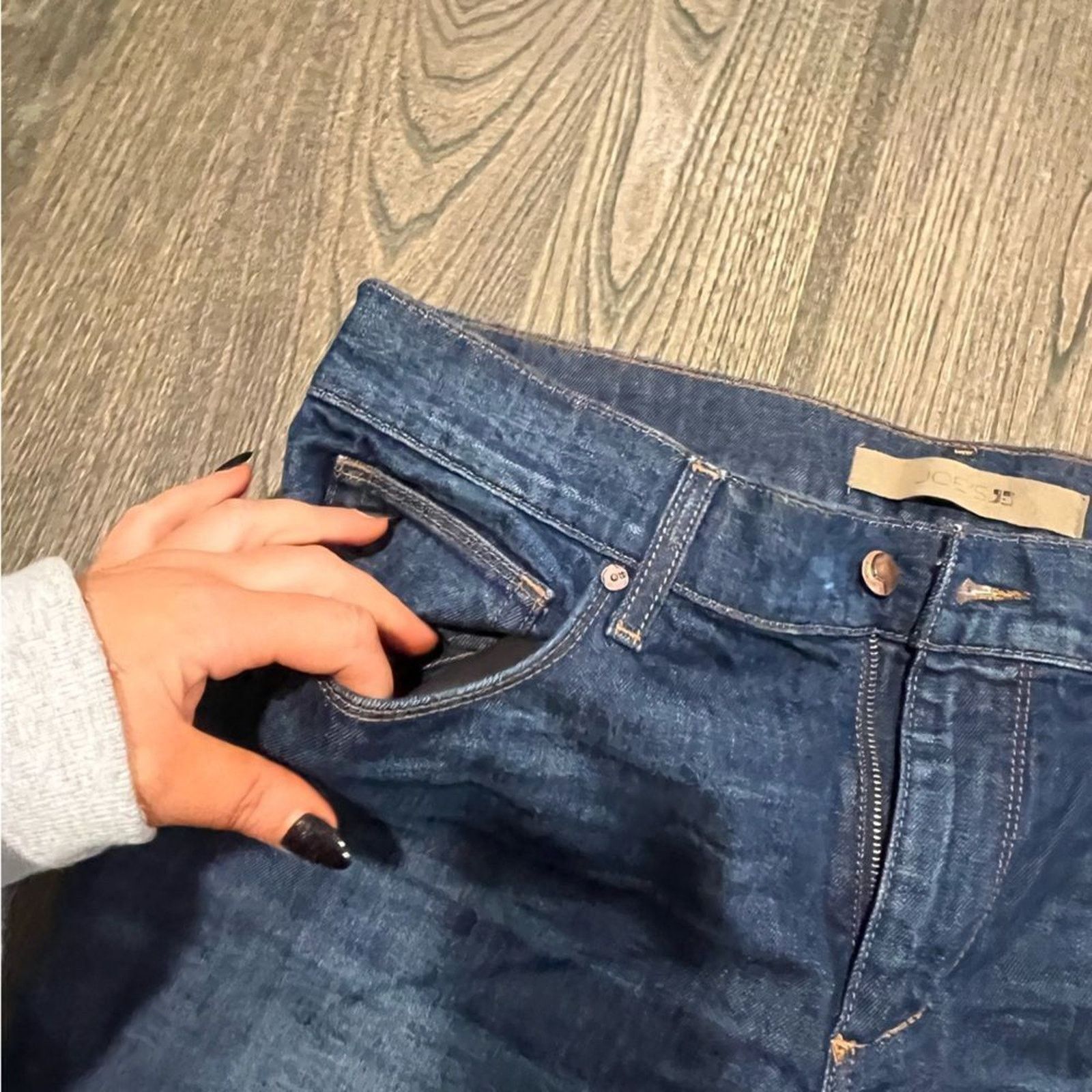 Vintage Joes Mens 32W Skinny Jeans Slim Fit Denim Button Fly Medium Size US 32 / EU 48 - 3 Thumbnail