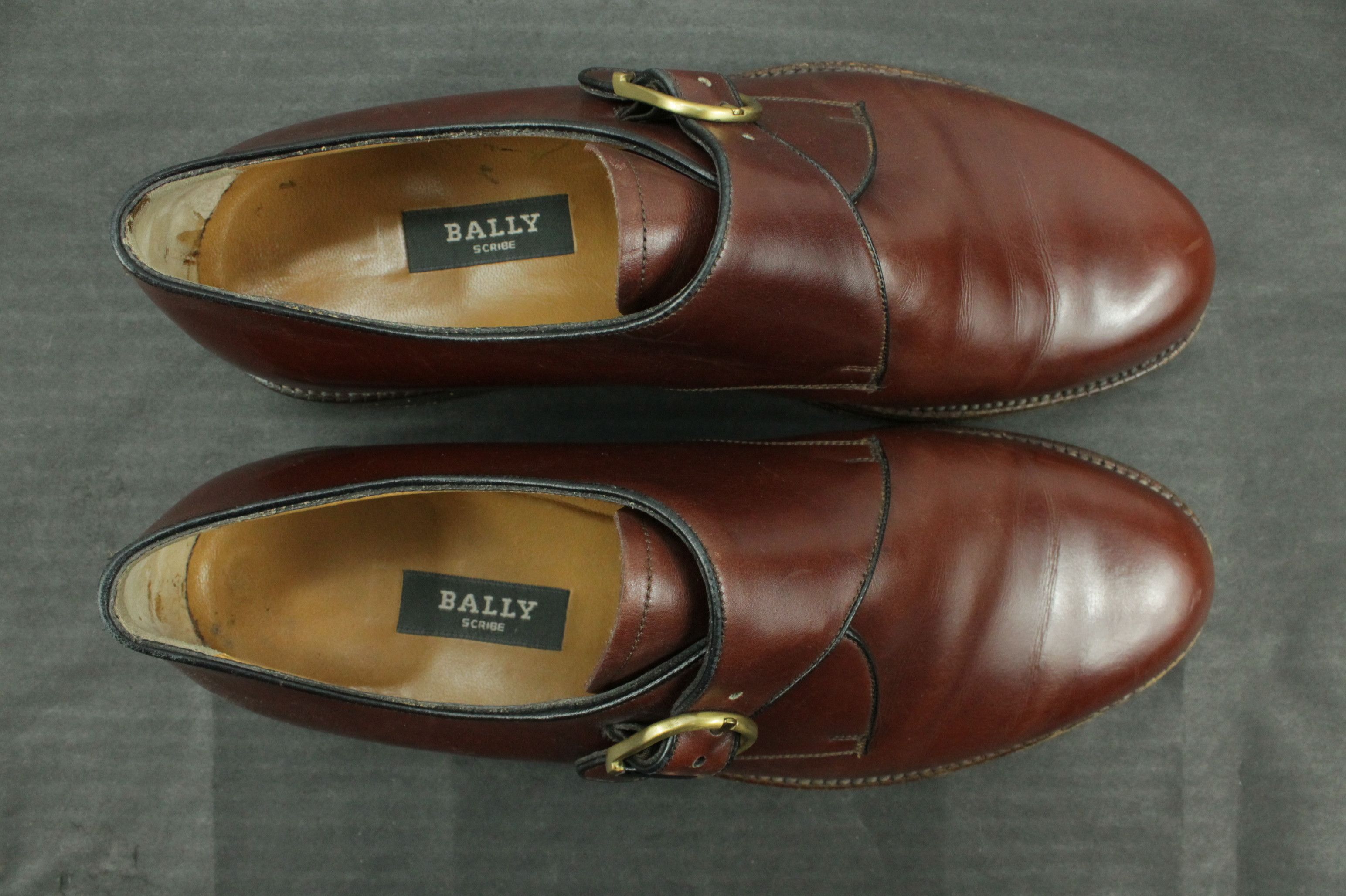 Bally Bally Scribe Handmade Brown Dress Monk Strap Shoes Size US 9 / EU 42 - 6 Thumbnail
