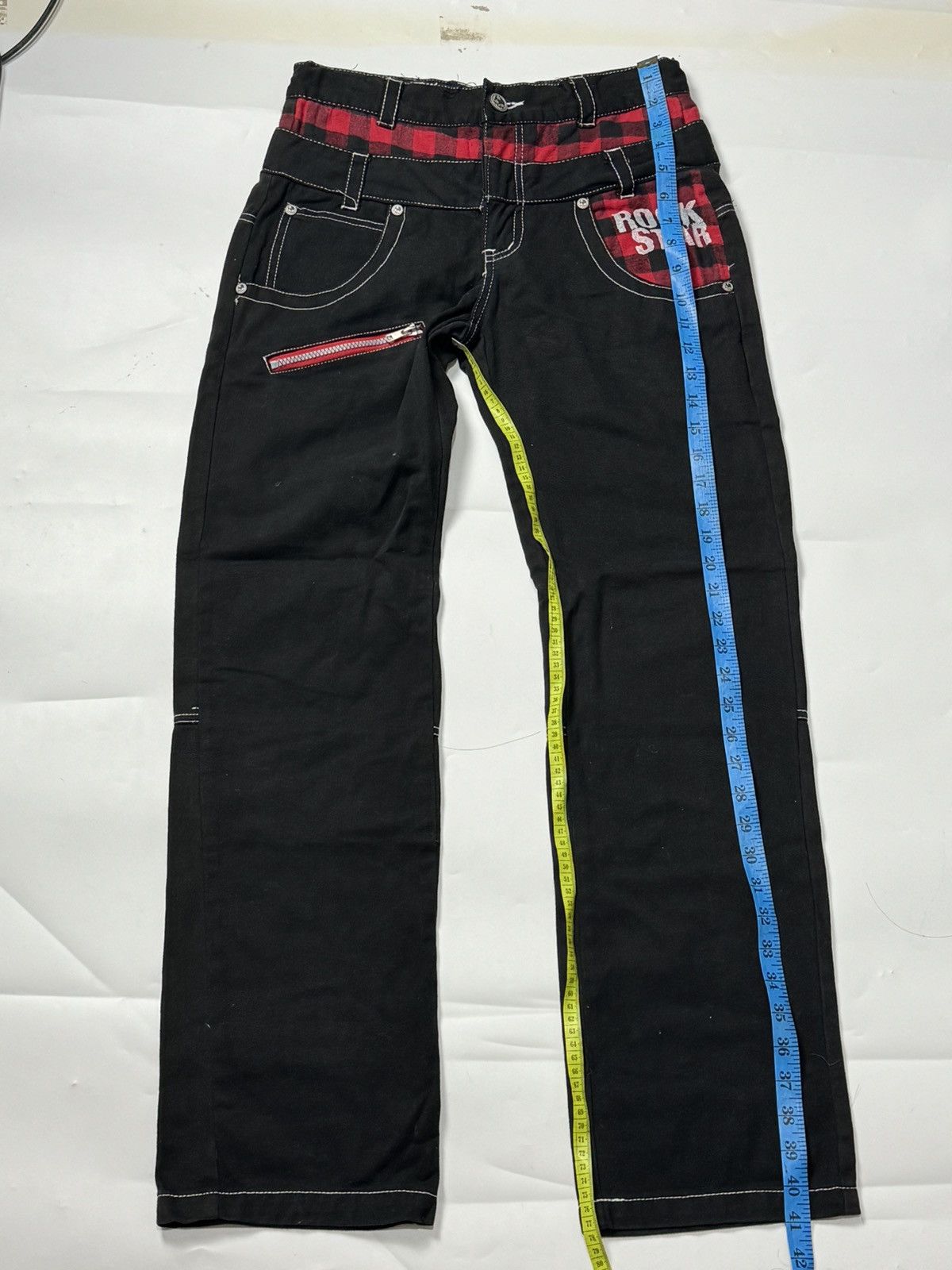 If Six Was Nine × Japanese Brand × PPFM Double Waist Rock Star Ba-tsu Long Pants Ifsix Lgb Style Size US 30 / EU 46 - 6 Thumbnail