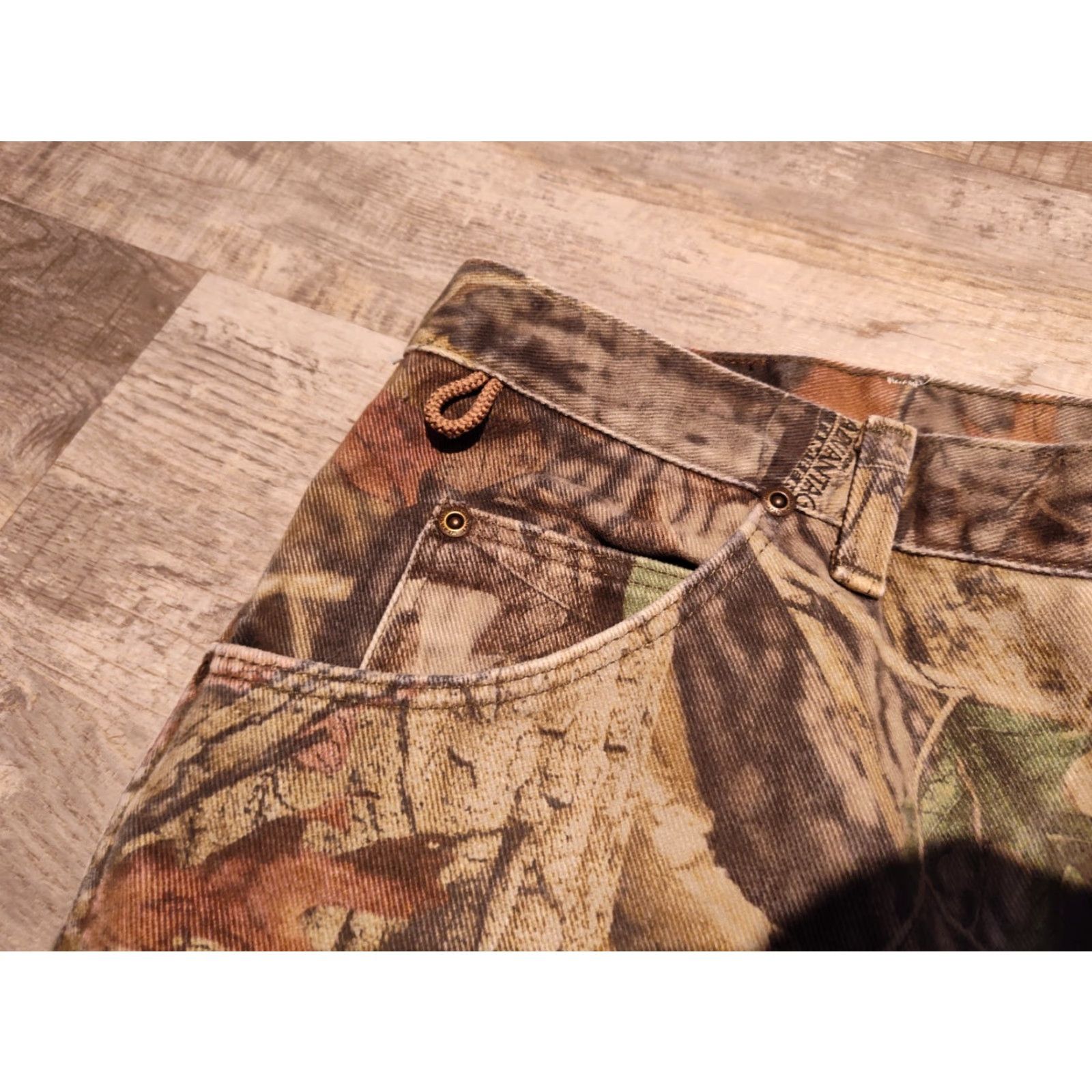 Wrangler Wrangler Pro Gear Jeans Mens 40x29 Camouflage Denim Outdoor Hunting 5-Pocket Regular Straight Brown Cotton Size US 40 / EU 56 - 6 Thumbnail