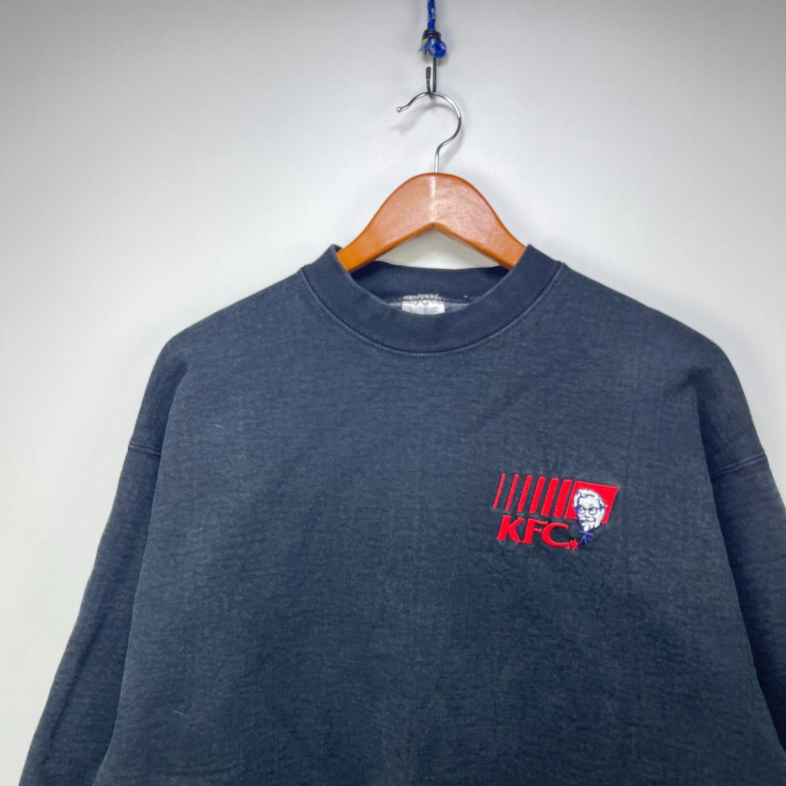 Fruit Of The Loom Vintage 90s KFC Kentucky Fried Chicken Shirt Large Size US 34 / EU 50 - 2 Thumbnail