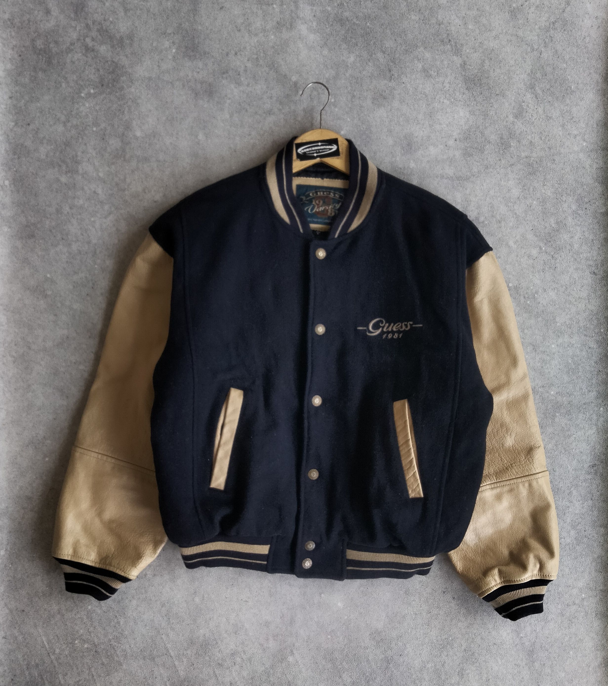 Guess Vintage Guess Legends Varsity Hand Leather jacket Size US S / EU 44-46 / 1 - 3 Thumbnail