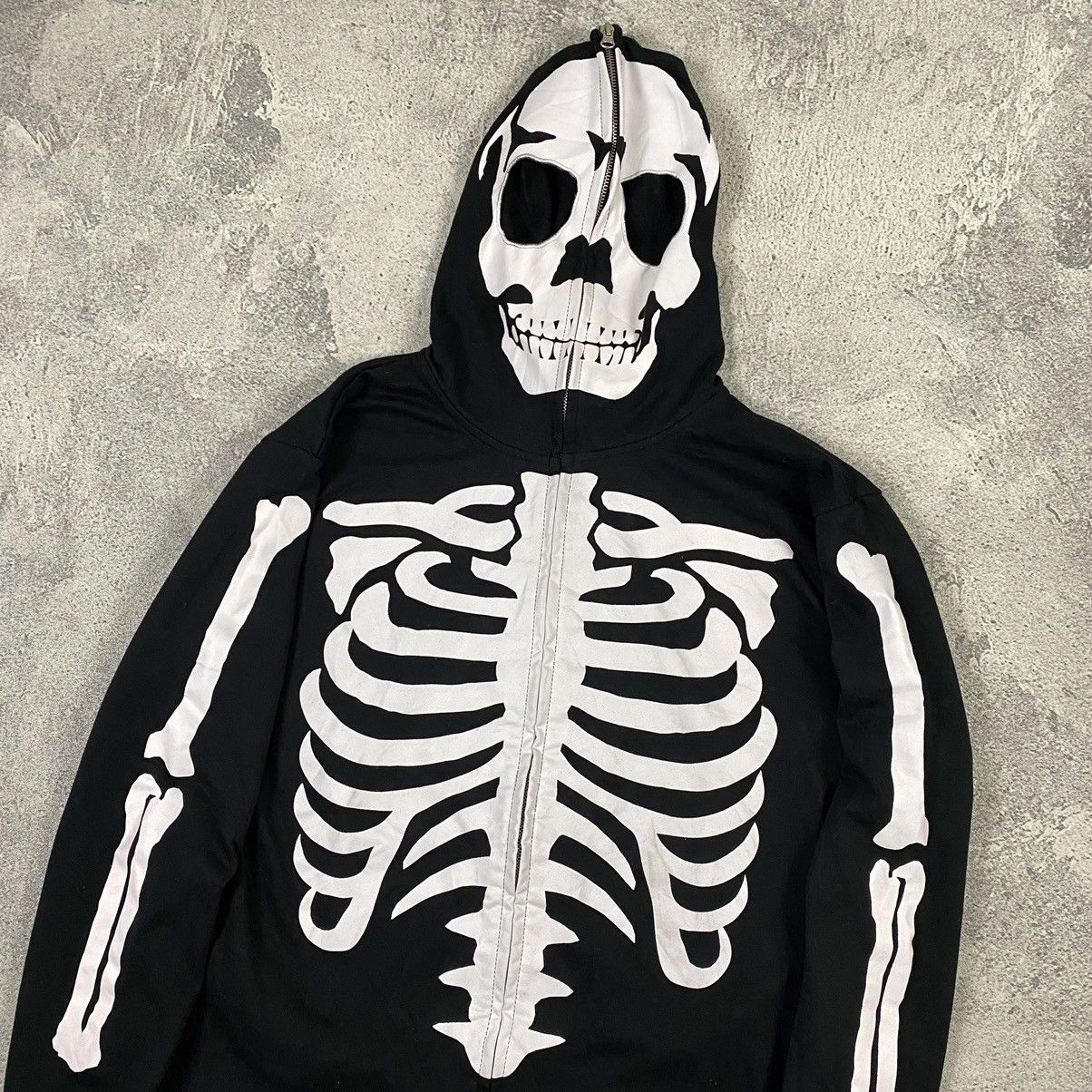 Hysteric Glamour × If Six Was Nine × Japanese Brand SKULL SKELETON FULL ZIP HOODIE Size US L / EU 52-54 / 3 - 4 Thumbnail