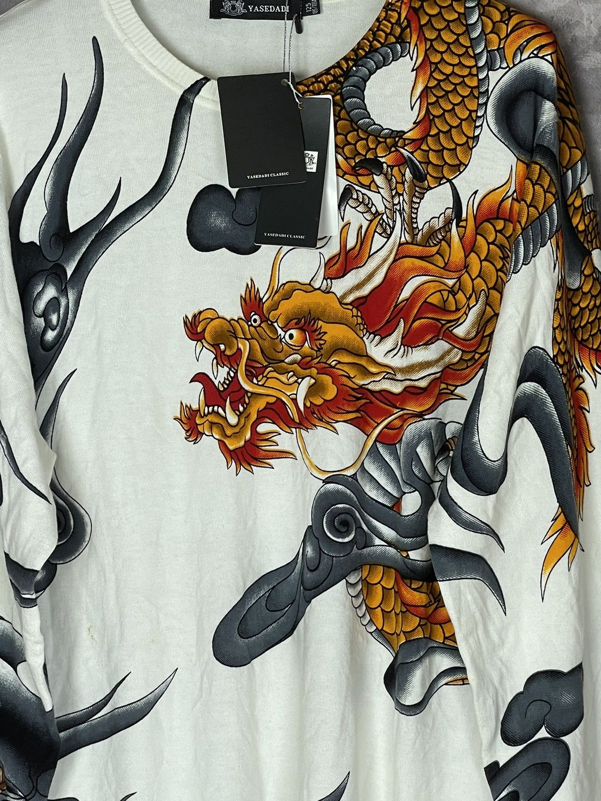 Japanese Brand × Vintage Vintage Tattoo Mesh Long Sleeve Sweater Gaultier Style Size M / US 6-8 / IT 42-44 - 7 Thumbnail