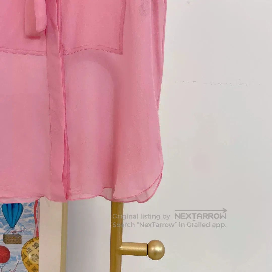 Dior christian dior pink sleeveless top size f36. Size US S / EU 44-46 / 1 - 4 Thumbnail
