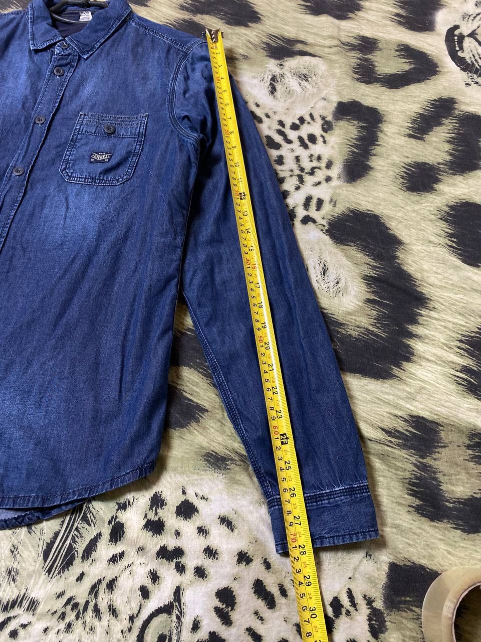 Diesel Diesel Dark Denim Long Sleeve button up. Used Size US L / EU 52-54 / 3 - 9 Thumbnail