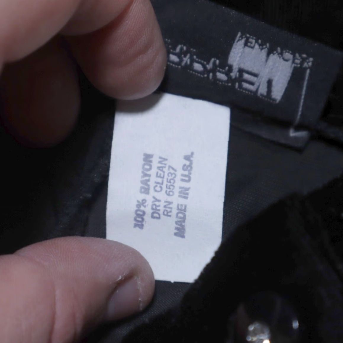 Velvet VTG Ms. Interpret Velvet Rayon Sweat Pants Black Women's 12 Size 34" / US 12 / IT 48 - 5 Thumbnail