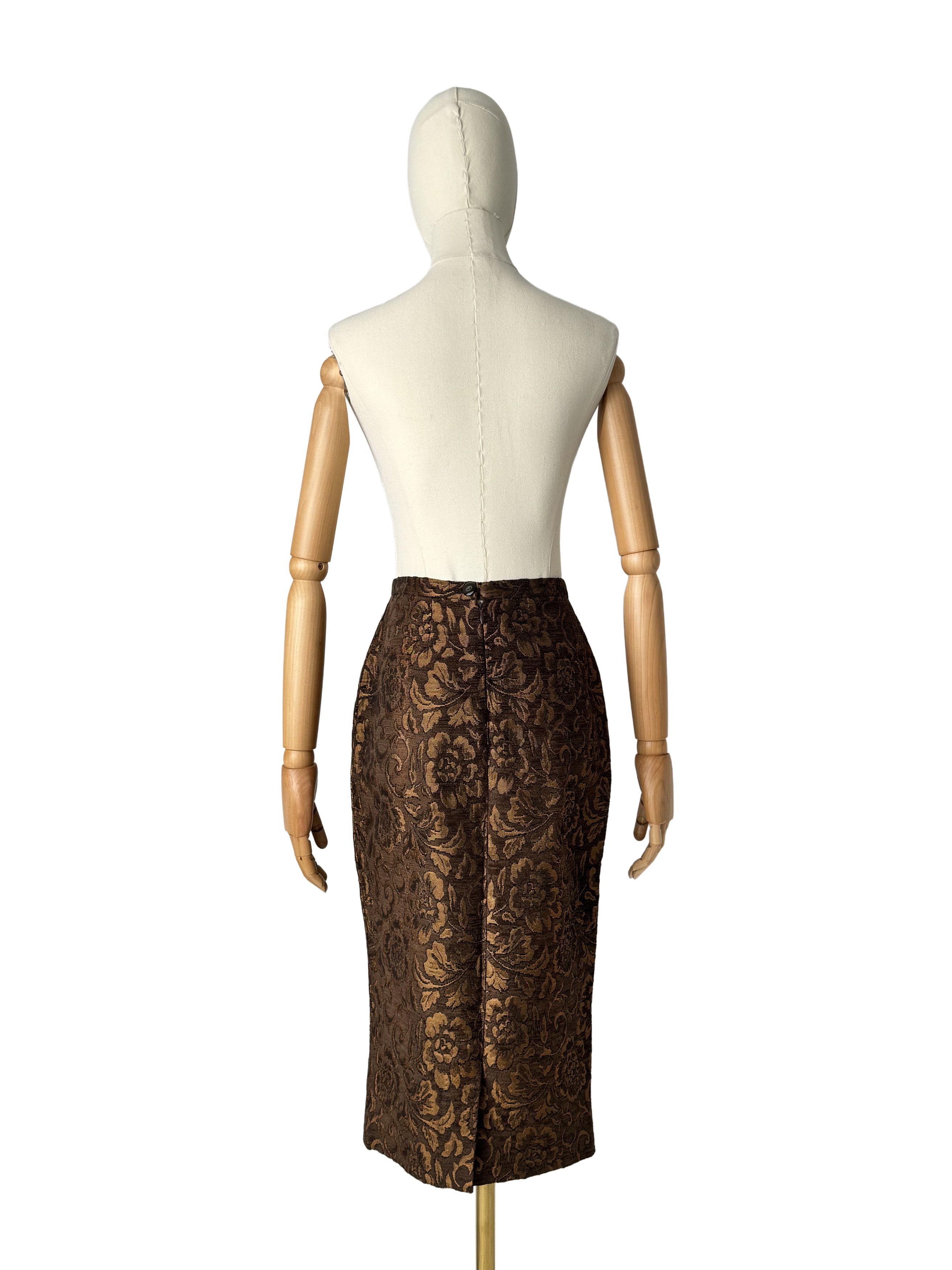 Dolce & Gabbana Dolce&Gabbana Vintage Midi Skirt Size 26" / US 2 / IT 38 - 3 Thumbnail