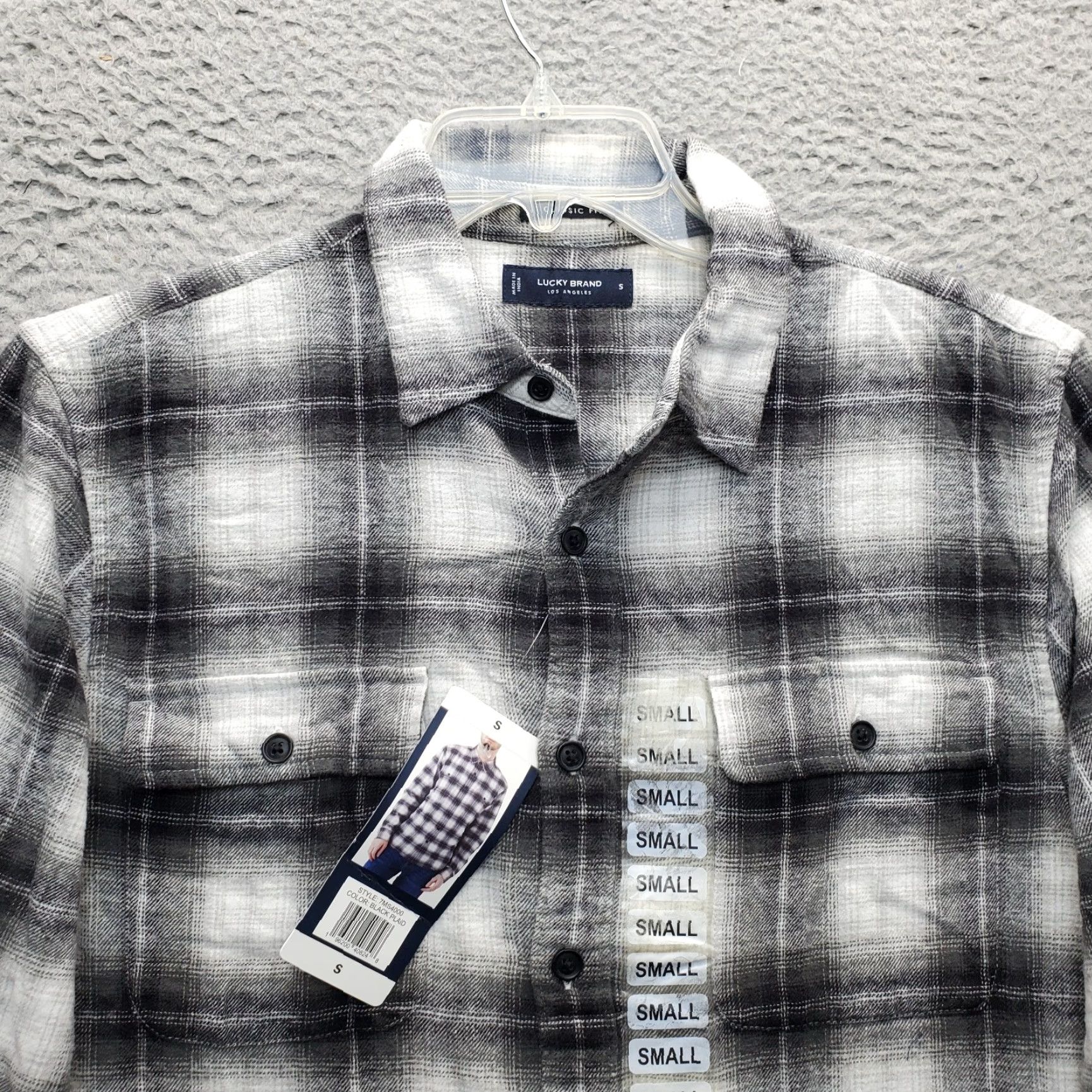 Lucky Brand Lucky Brand Flannel Shirt Mens S Multi Plaid Classic Fit Long Sleeve Button Up Size US S / EU 44-46 / 1 - 3 Thumbnail