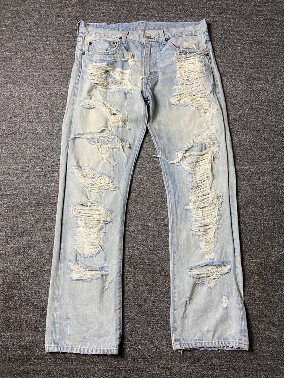 Japanese Brand RNA Alternative Syndrom Ripped Jeans (143) Size US 32 / EU 48 - 1 Thumbnail