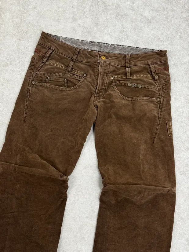 Marithe + Francois Girbaud 2000s Marithé + François Girbaud Brown Signature Pants Size US 32 / EU 48 - 6 Thumbnail