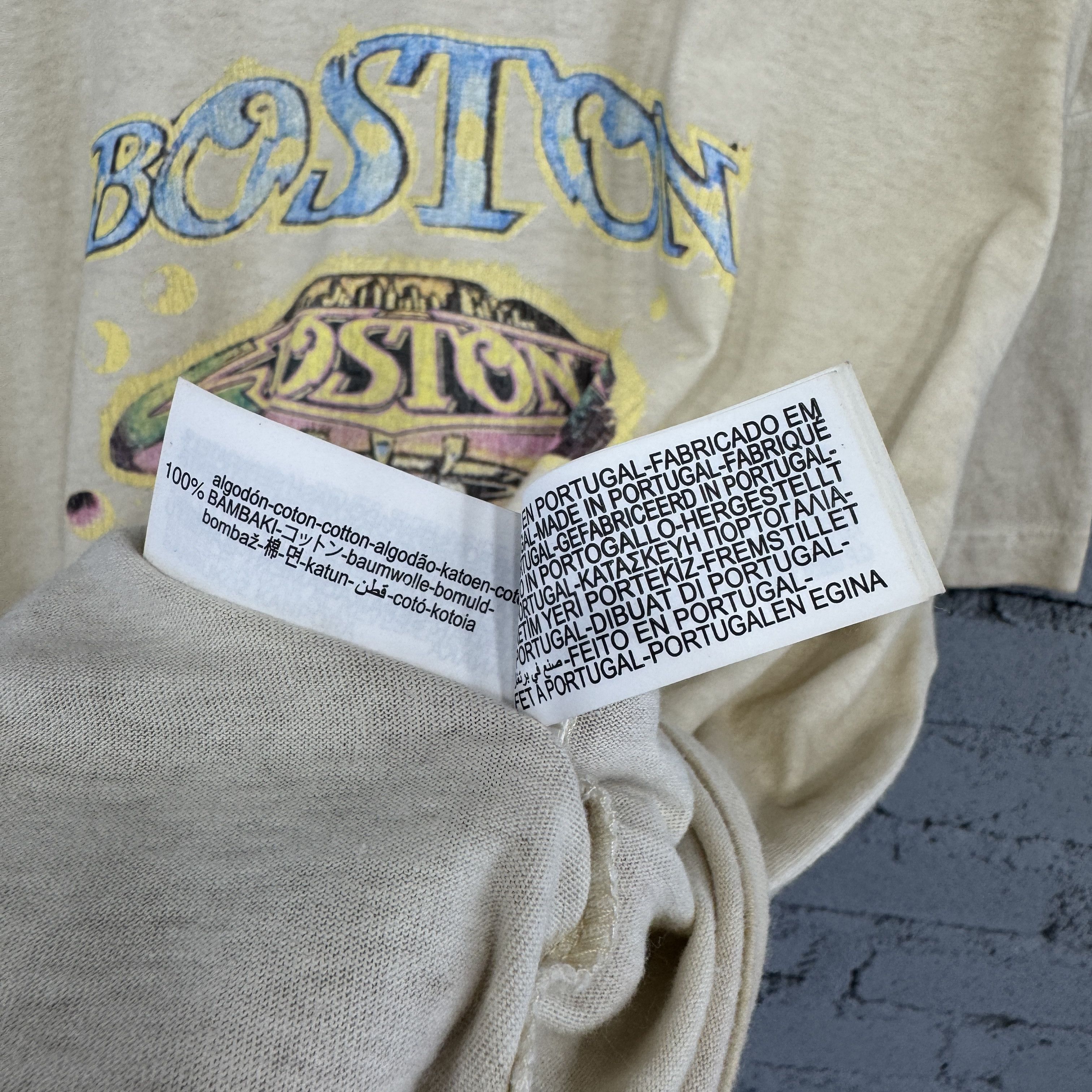 Zara Zara Boston Us Tour In Concert Promo Sunfaded Tshirt Size US XL / EU 56 / 4 - 7 Thumbnail