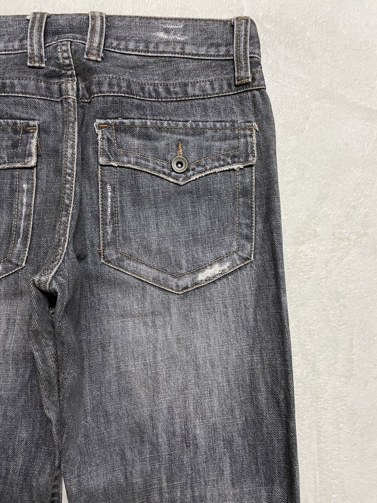 Japanese Brand Vintage Comme Ca Collection Distress Faded Studded Size US 33 - 14 Thumbnail