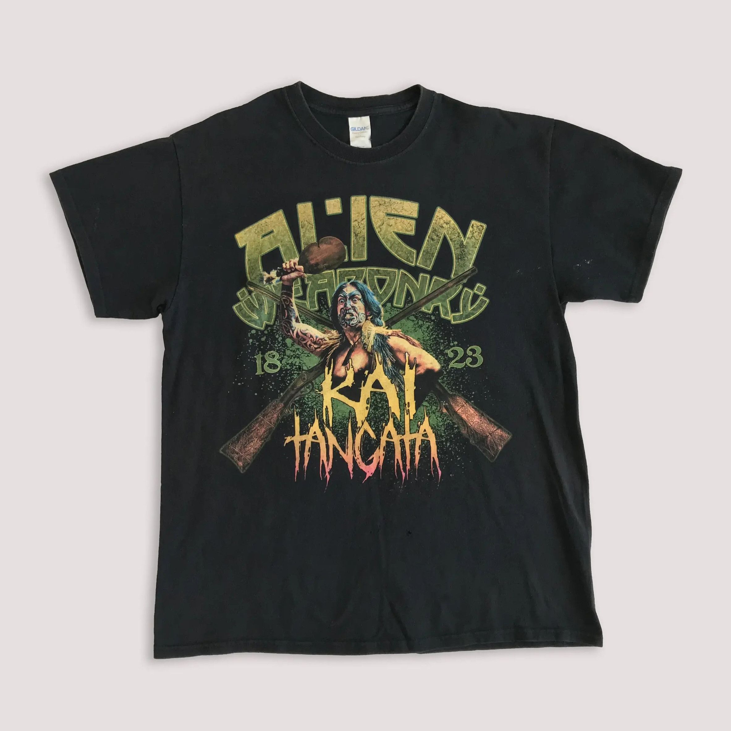 Band Tees Y2K ALIEN WEAPONRY T shirt Band Tee Metal Kai Tangata Maori Size US M / EU 48-50 / 2 - 2 Thumbnail